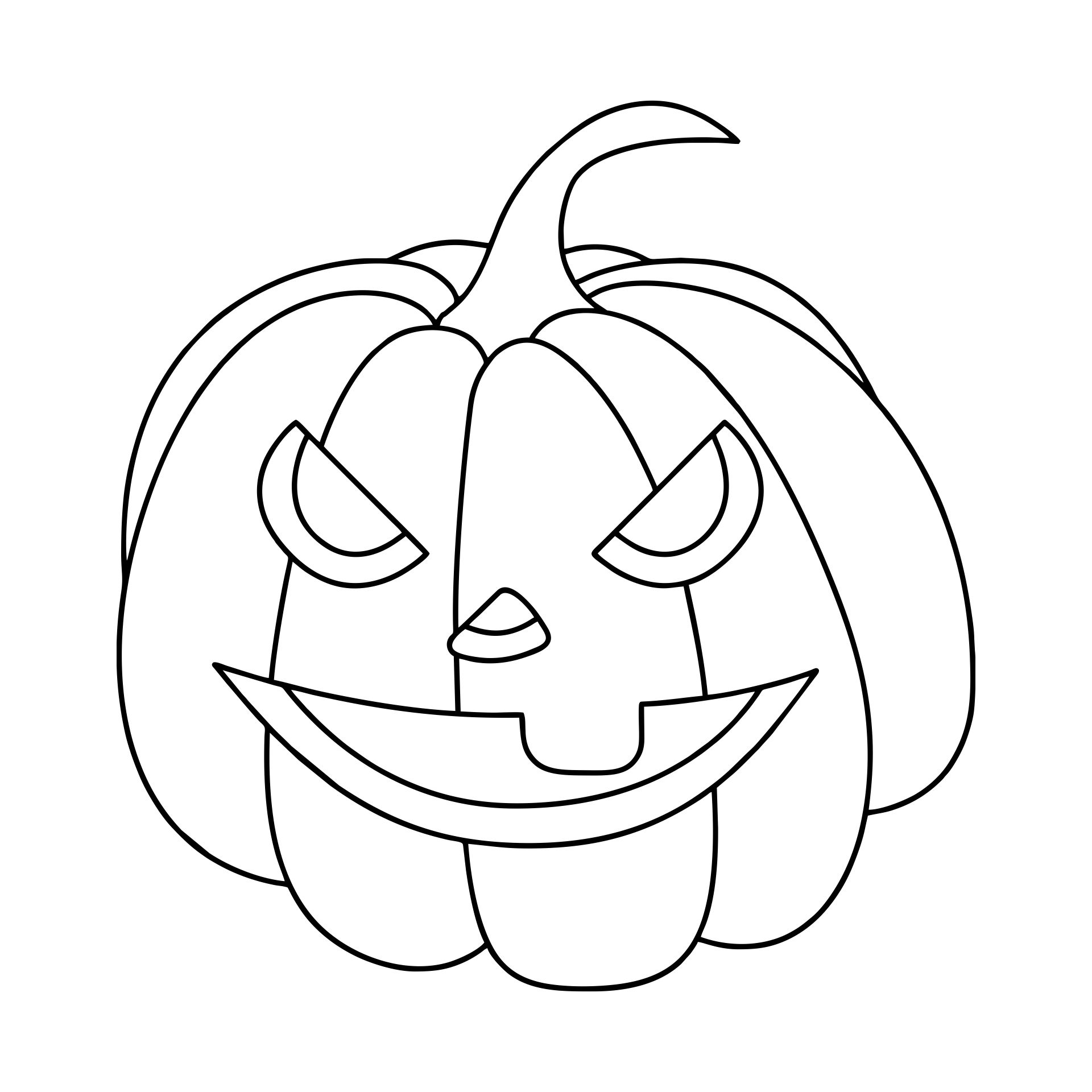 Pumpkin Halloween Mask Templates Printable