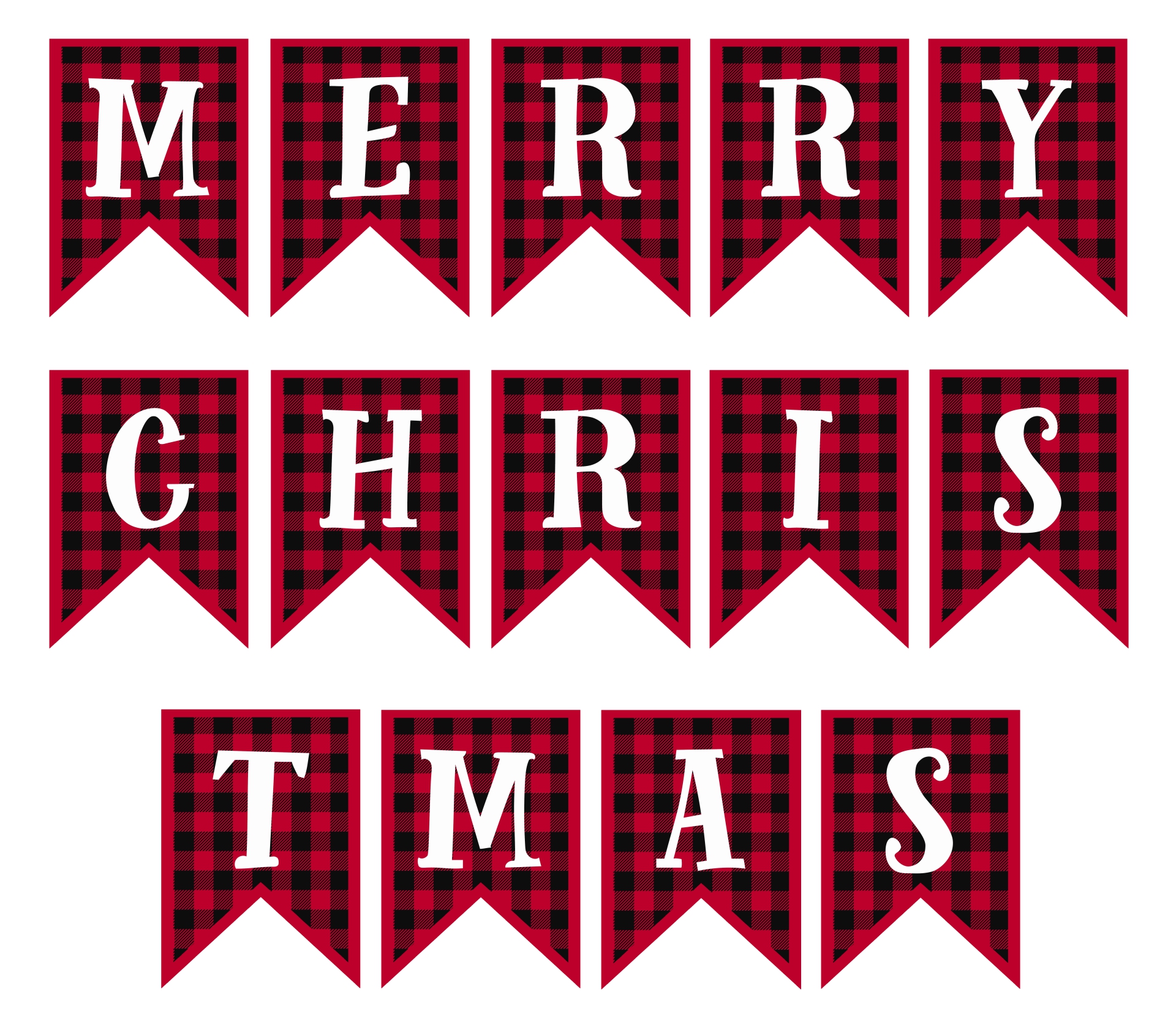 15 Best Free Printable Merry Christmas Lettering