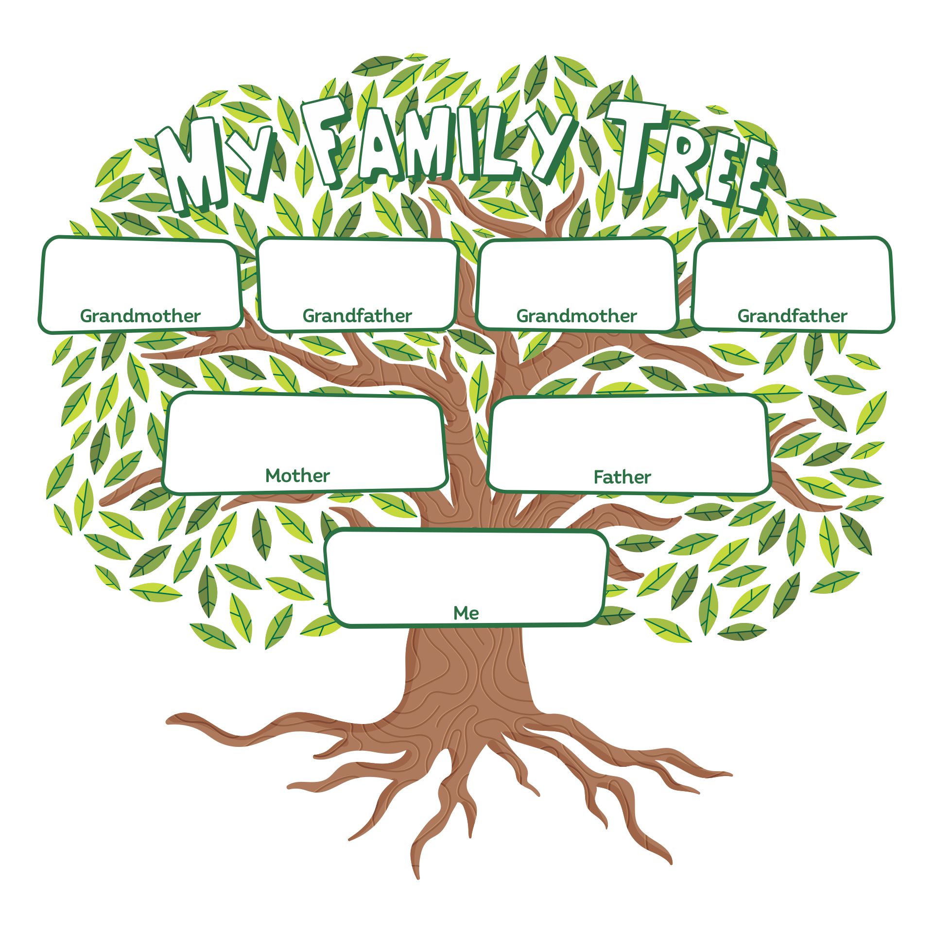 Family Tree Template Printable Wwwanize365