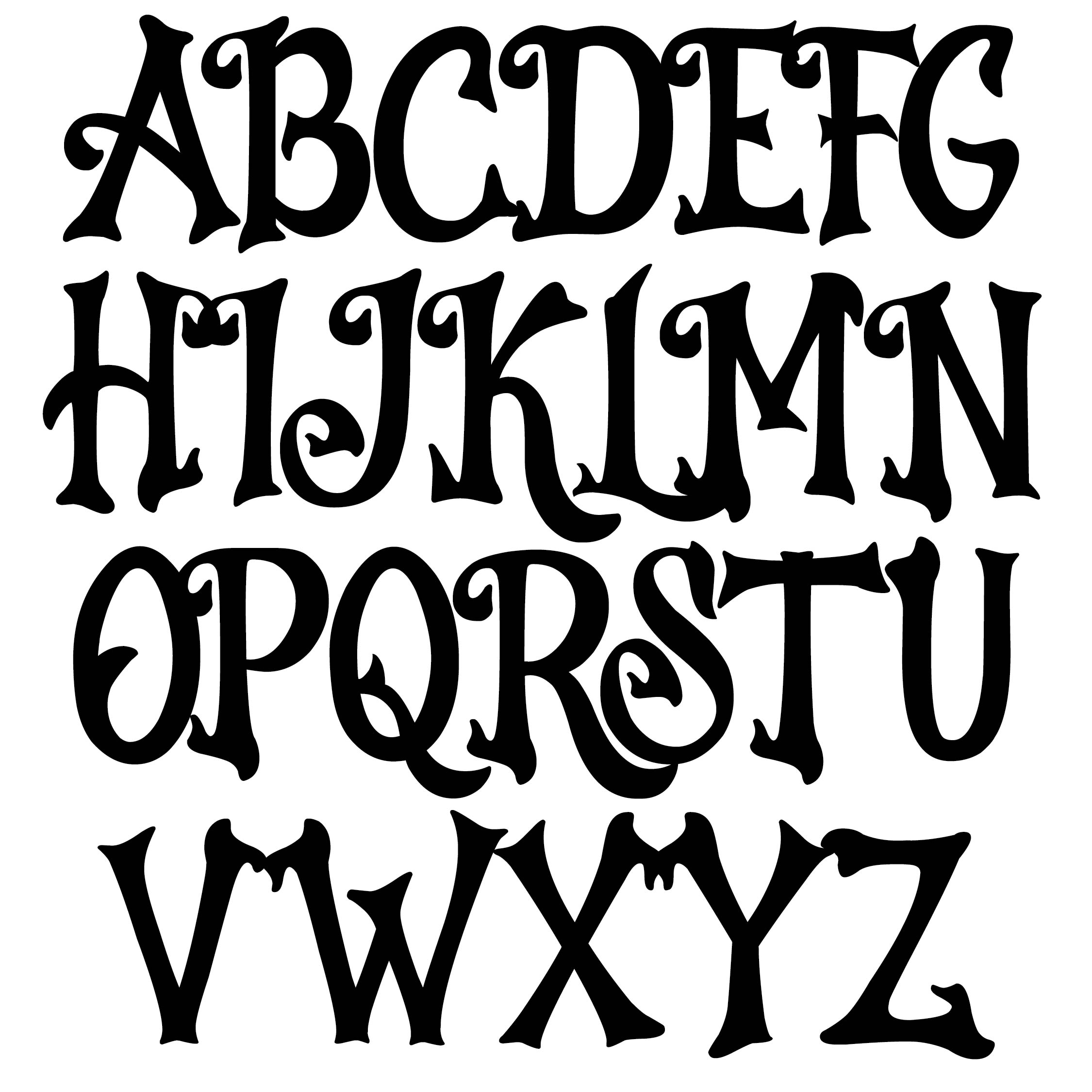 Halloween Alphabet 15 Free PDF Printables Printablee Halloween Alphabet 15 Free PDF Printables Printablee