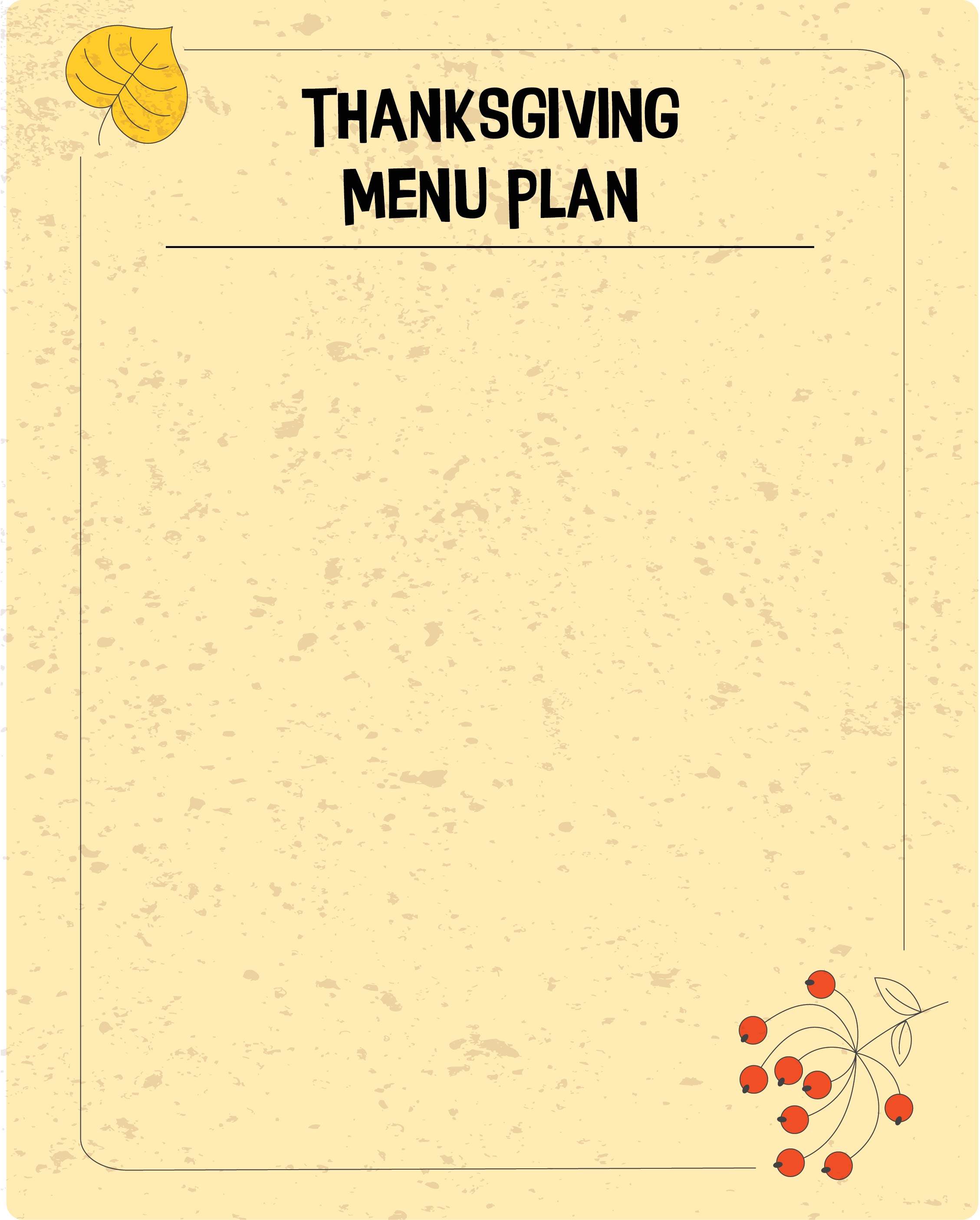 10 Best Free Printable Thanksgiving Menu PDF for Free at Printablee