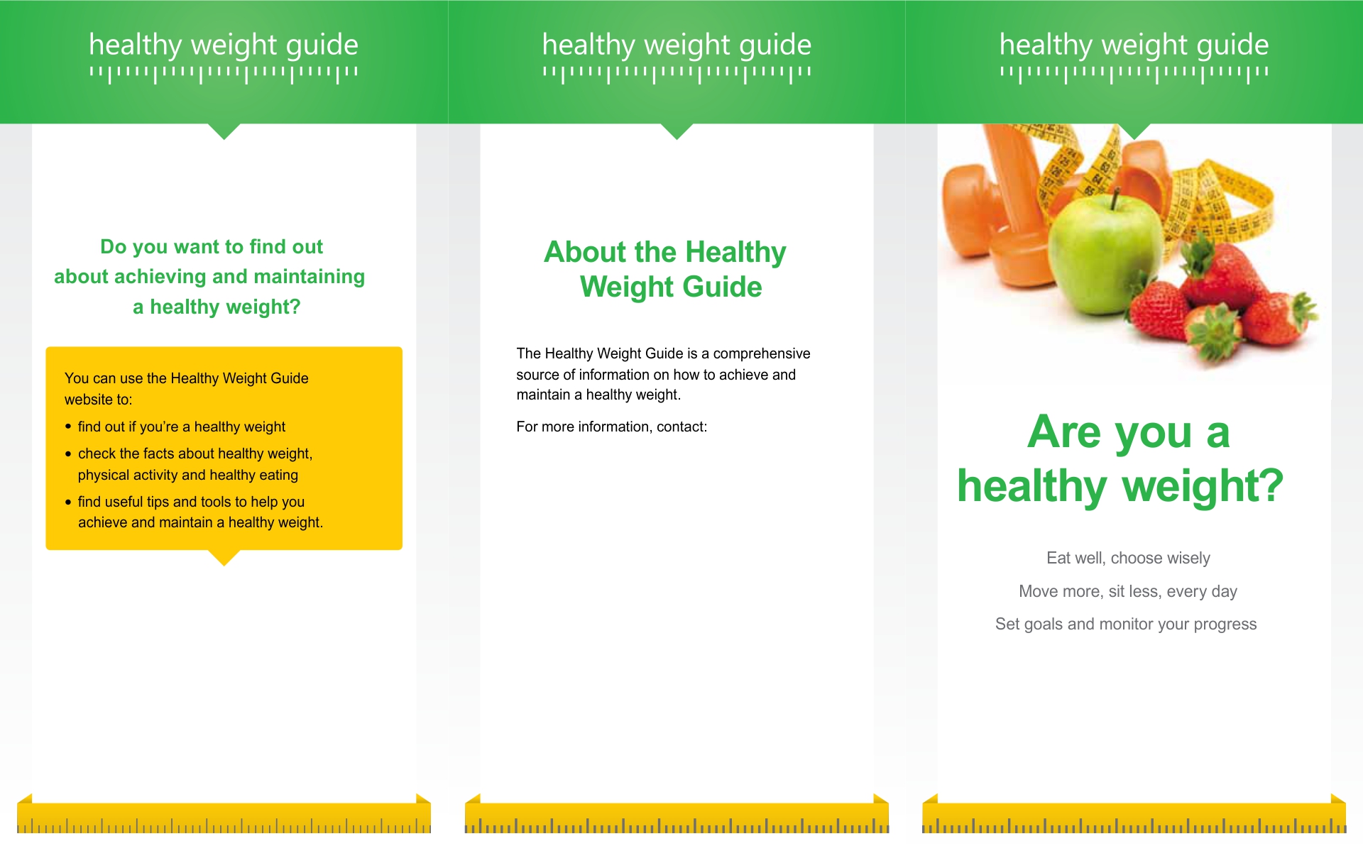 Weight Loss Program Brochure