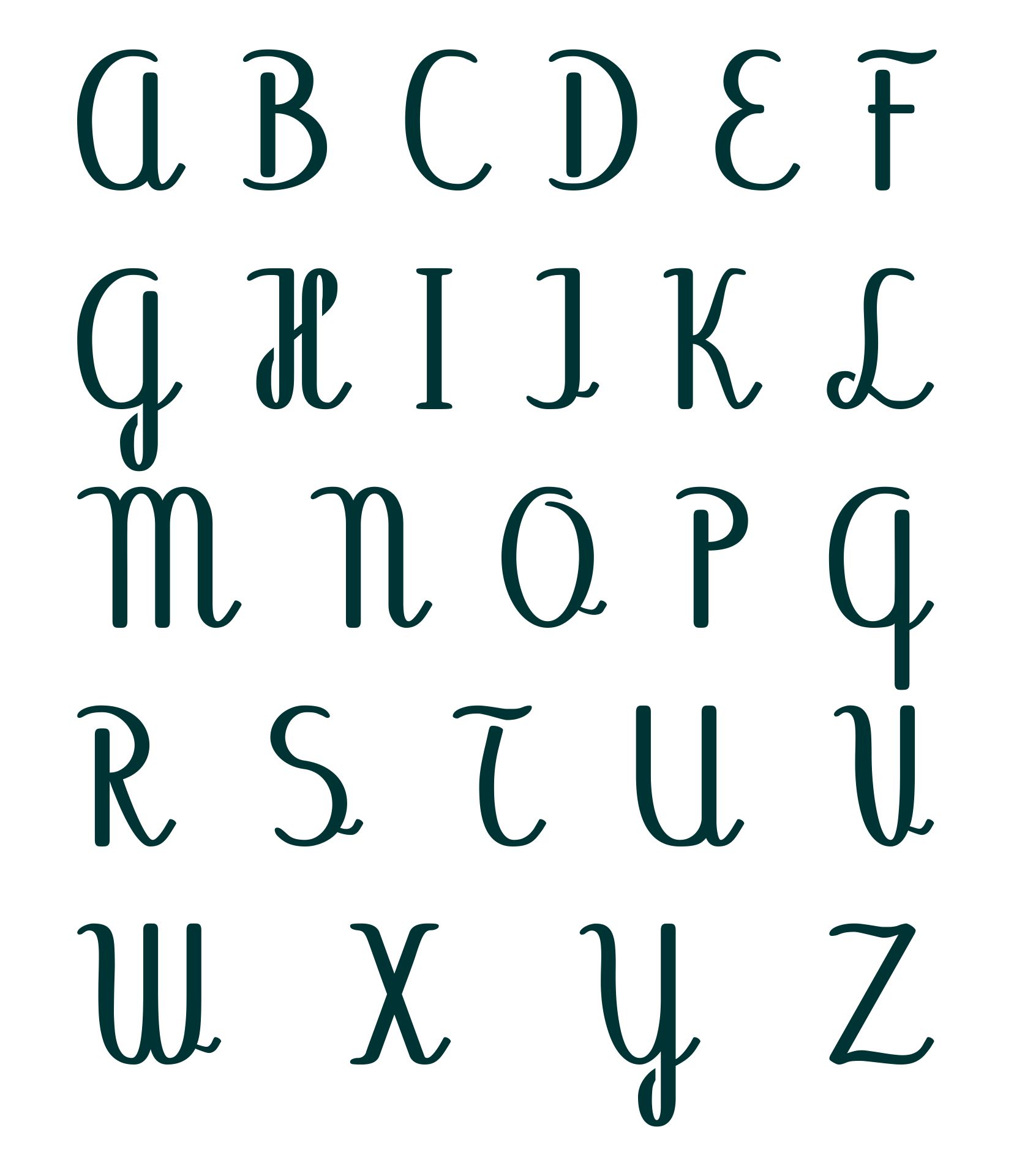 4 Best Images Of Free Printable Alphabet Stencil Letters Template 50B