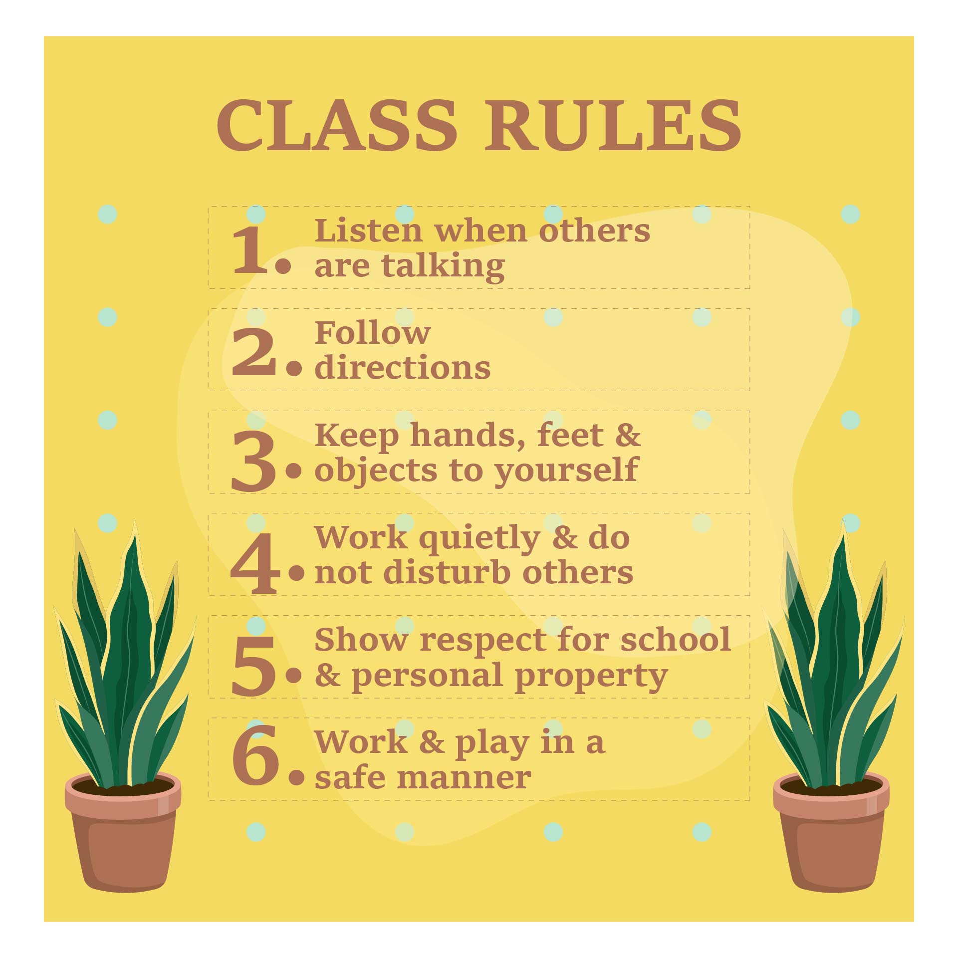 4th Grade Classroom Rules