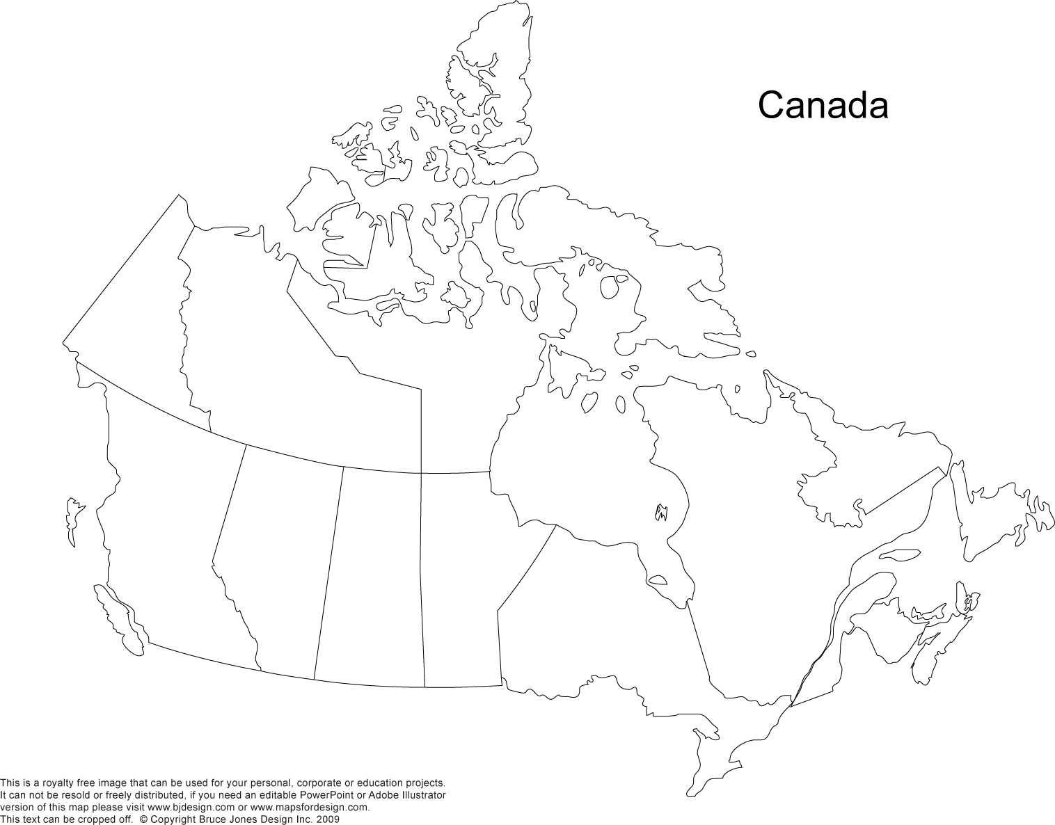 7 Best Images of Printable Outline Maps Of Canada - Blank Canada Map ...