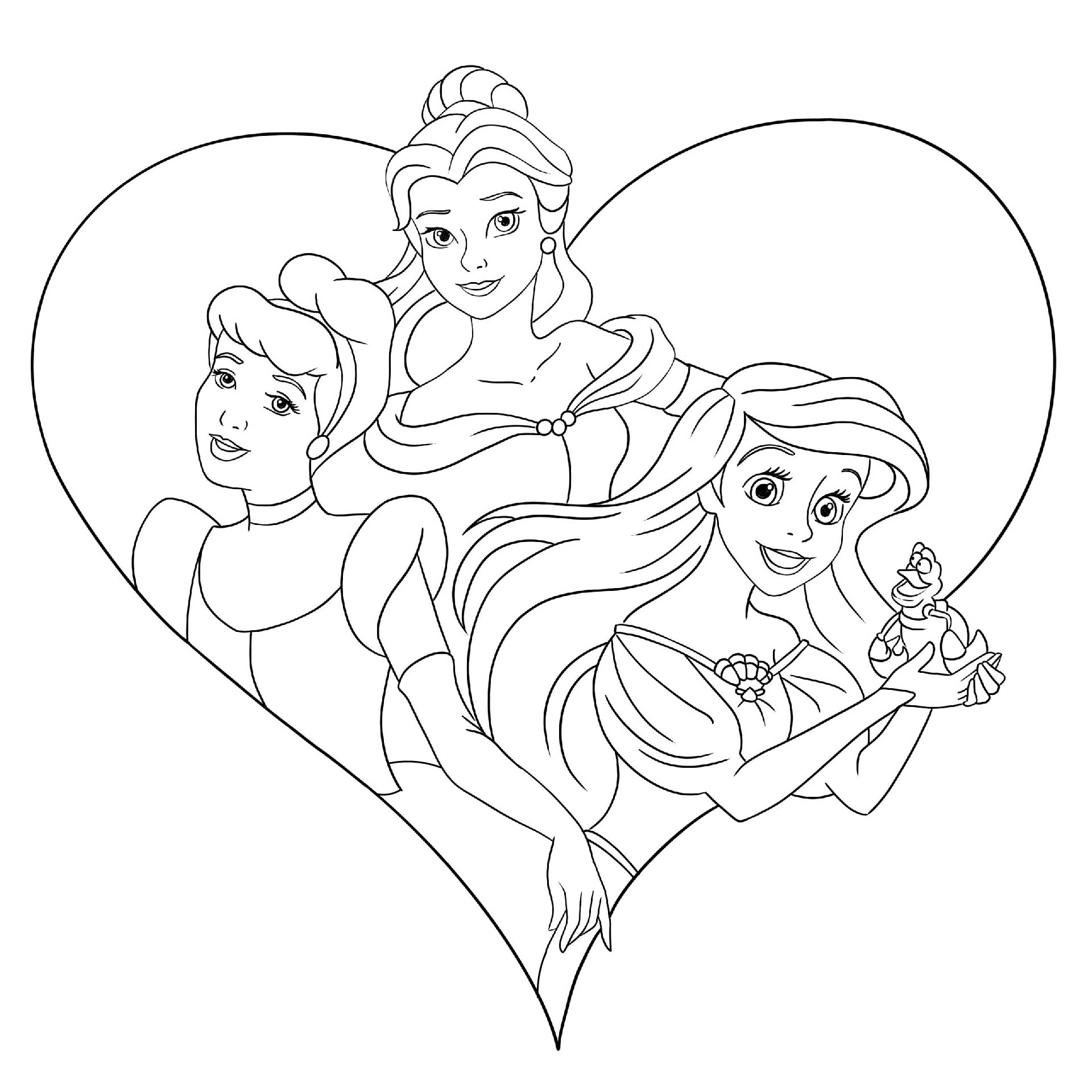 6 Best Images of Princess Coloring Printables - Disney Princess ...