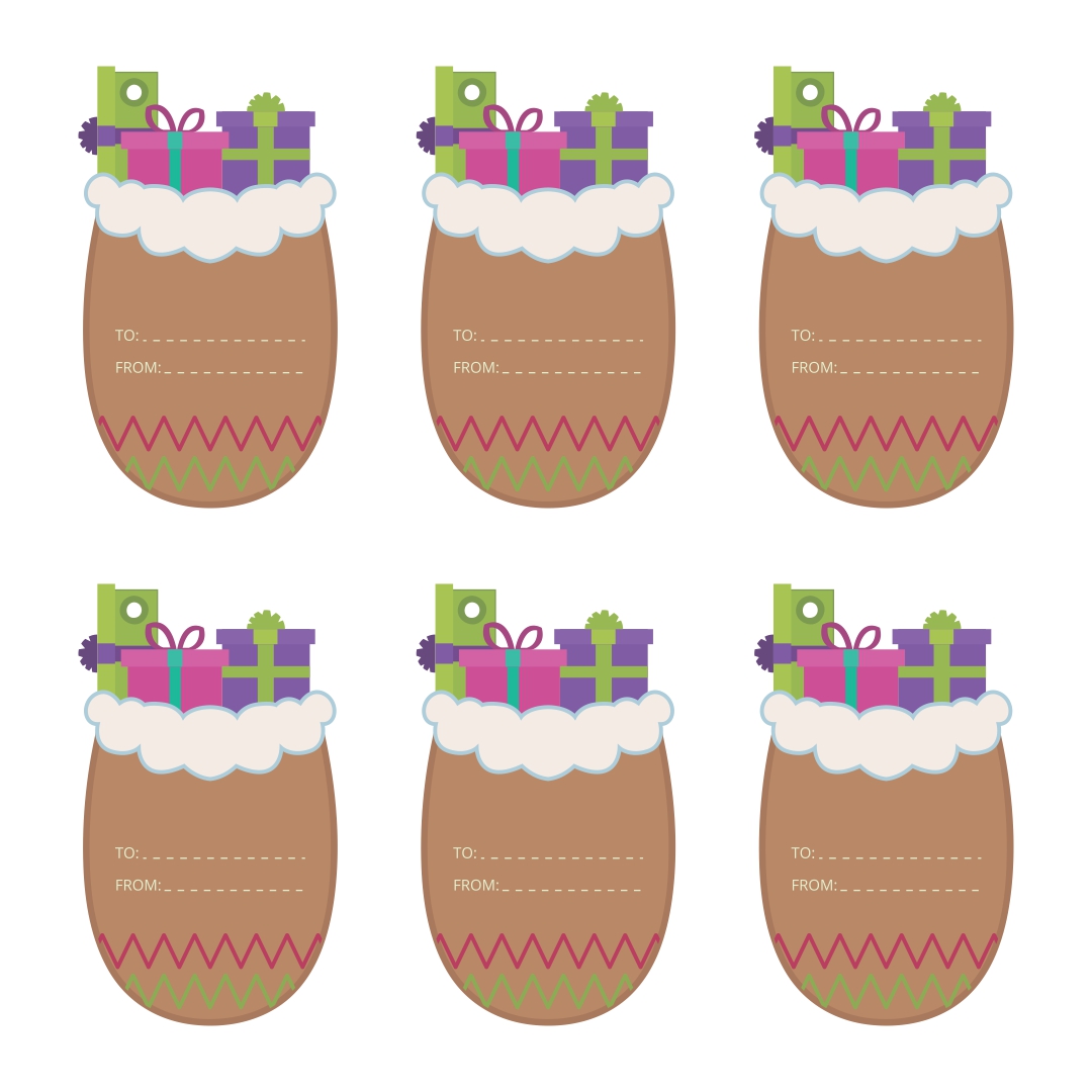 DIY Christmas Gift Tags Printable