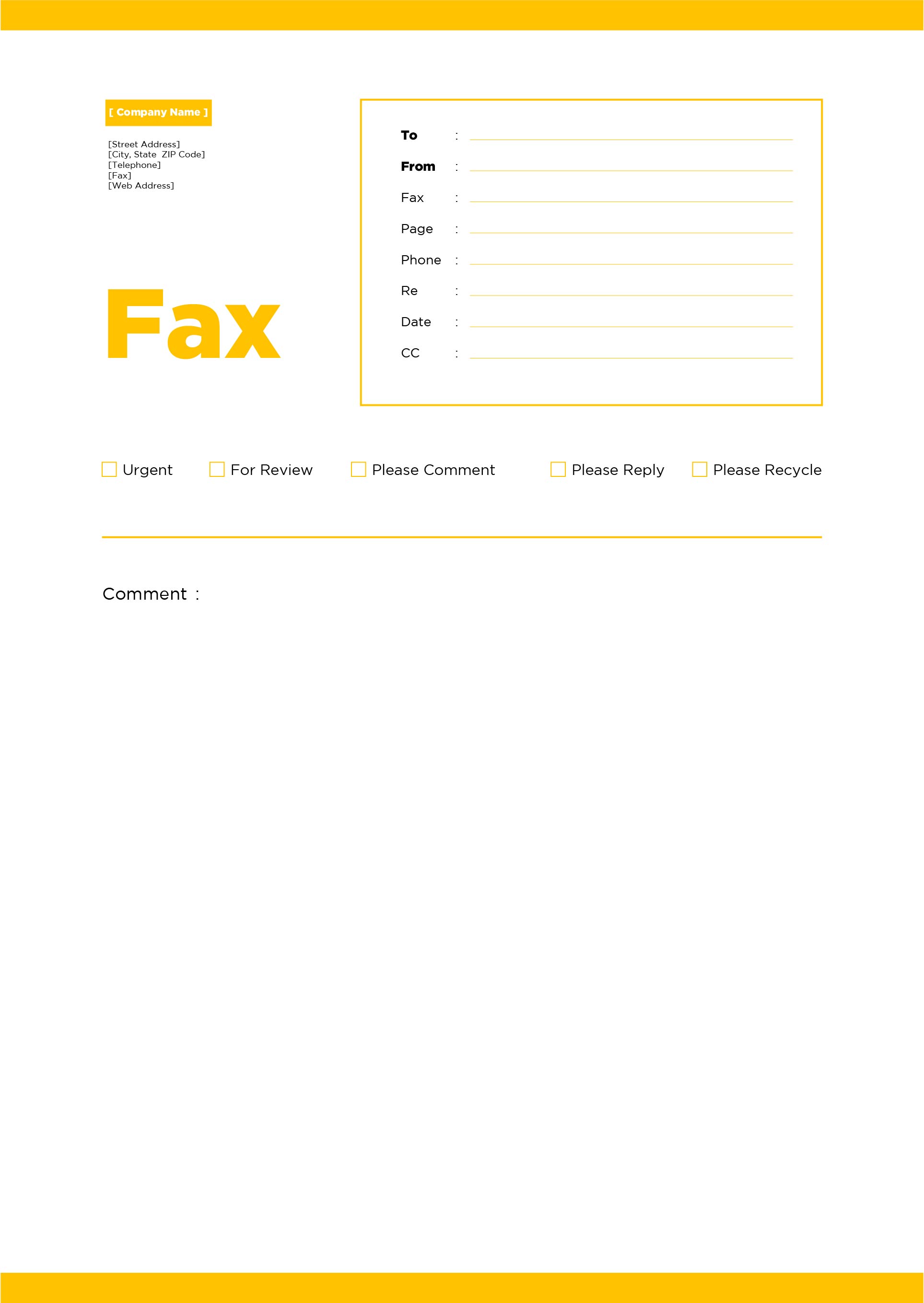 9 best printable fax cover sheet printableecom