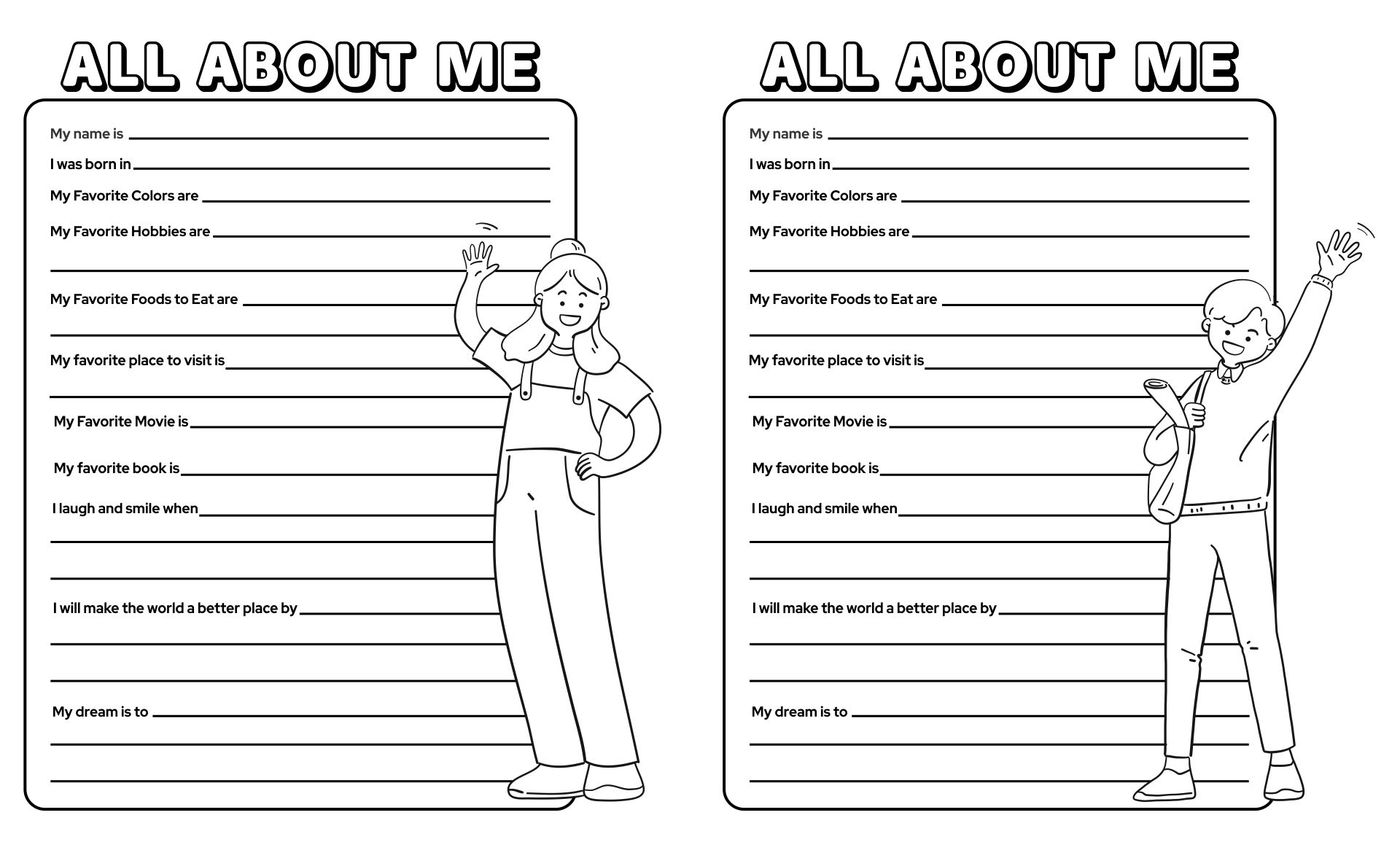 Printable Coloring Book Pages