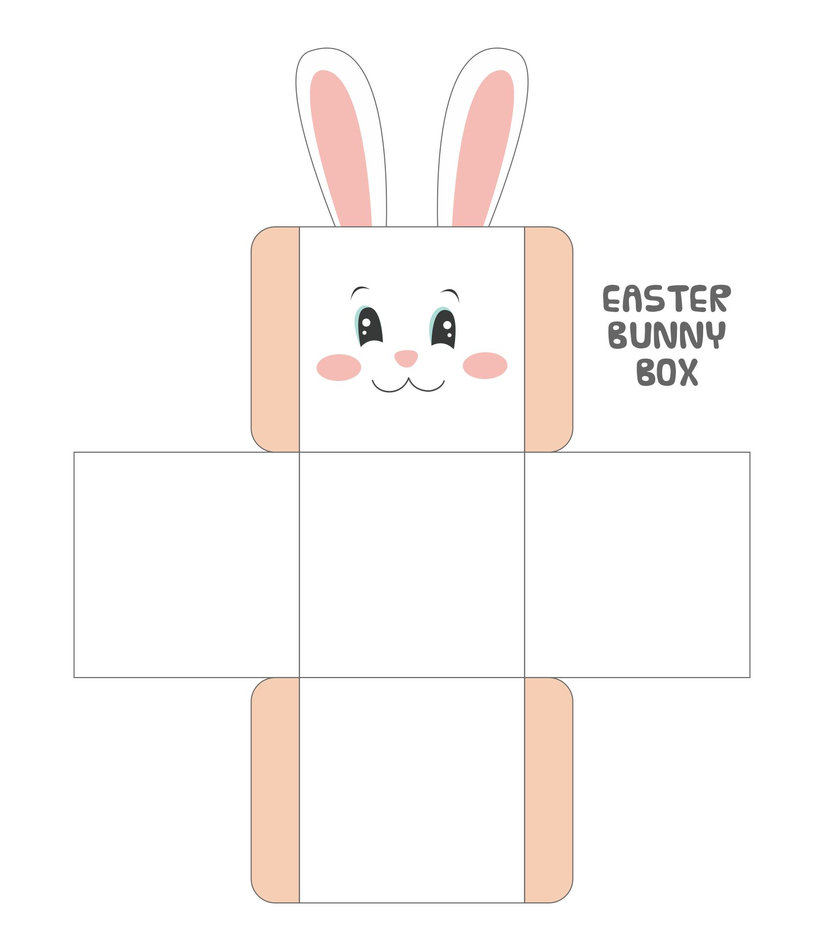 Printable Easter Bunny Boxes
