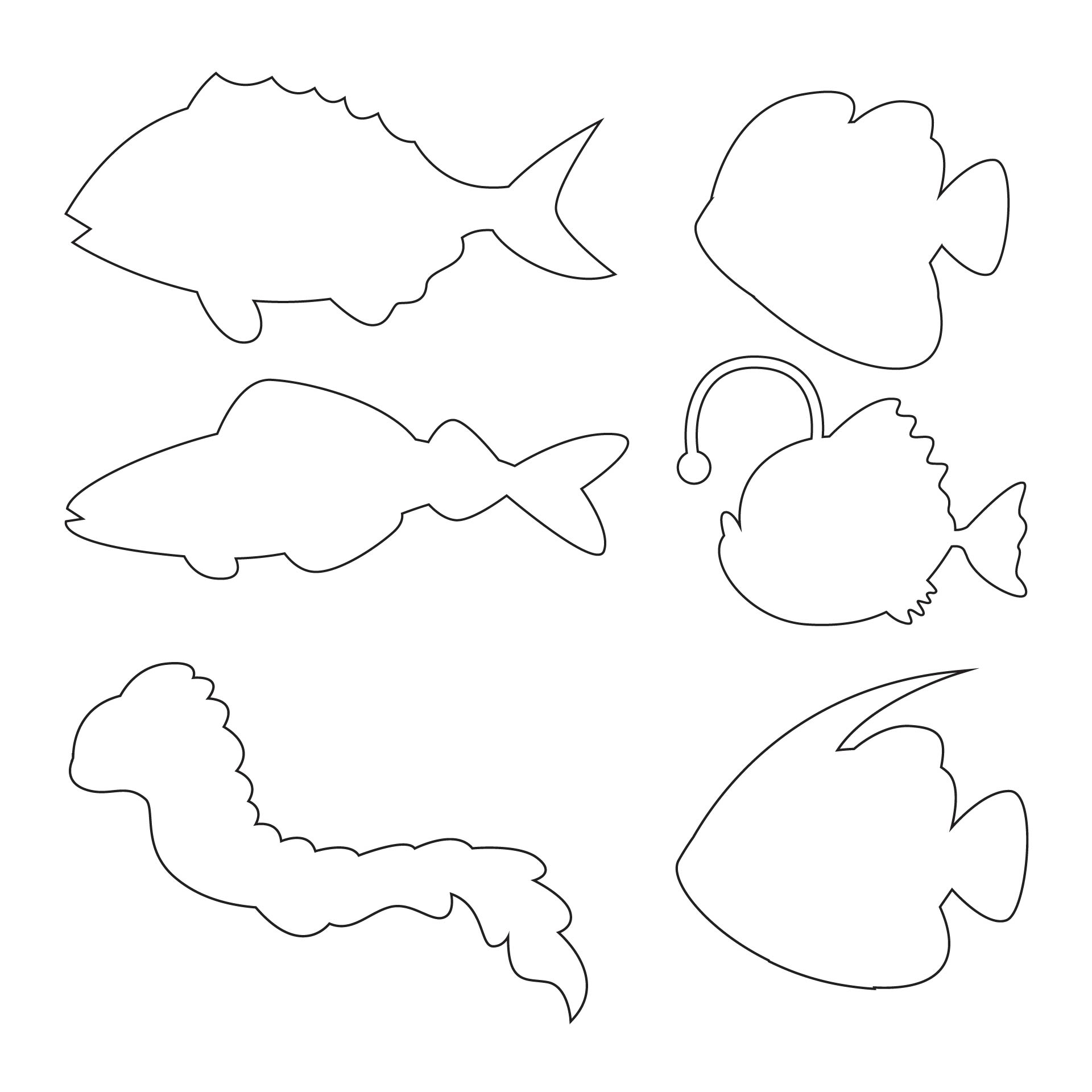 Fish Pattern - 10 Free PDF Printables