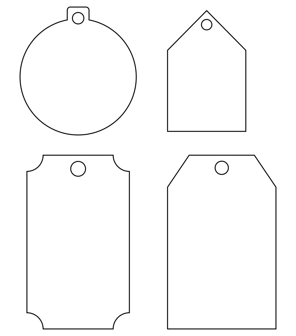21 Best Free Printable Template For Gift Tags - printablee.com Pertaining To Free Gift Tag Templates For Word