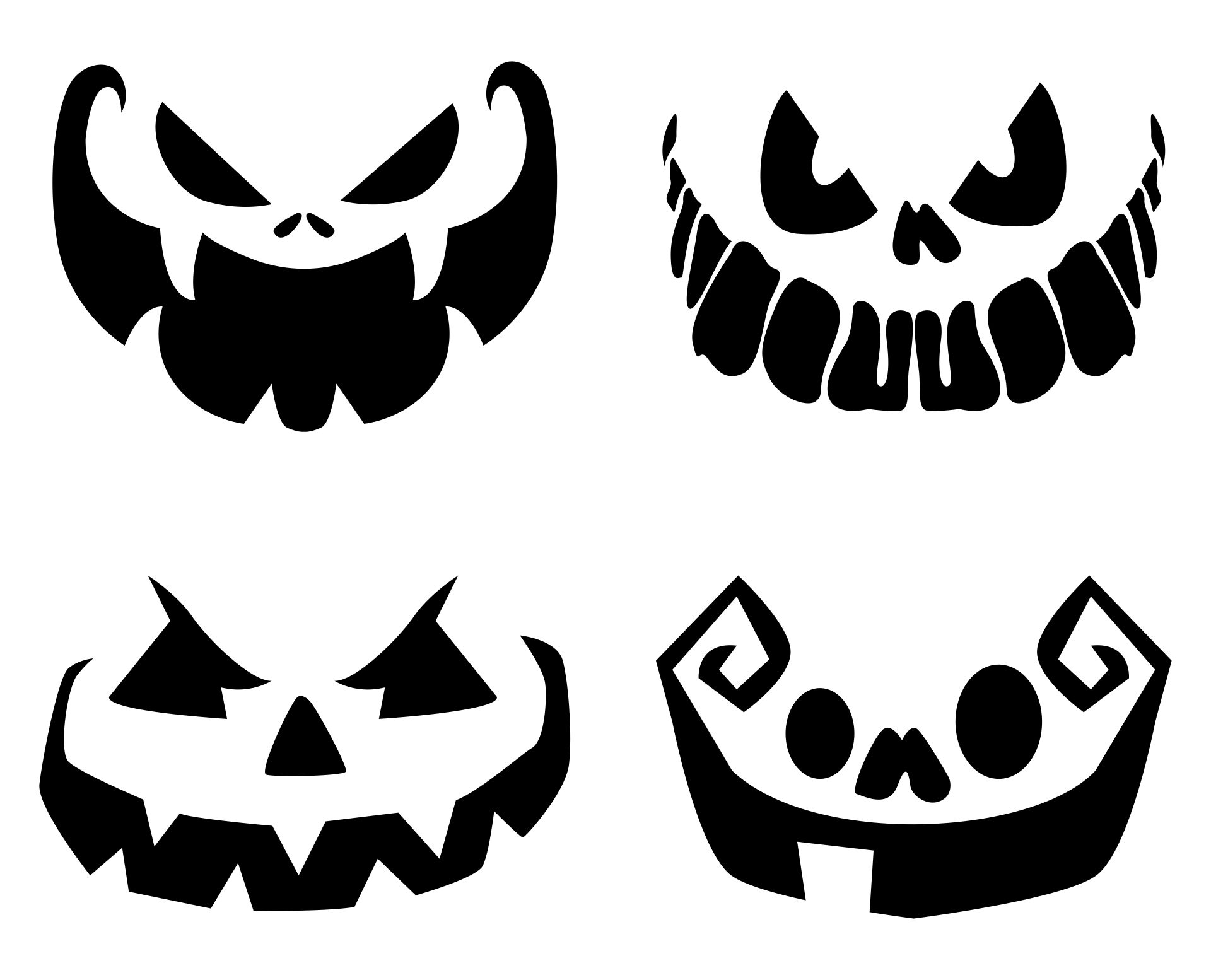 Printable Pumpkin Carving Stencils Patterns | Printablee