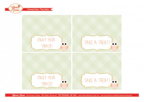 Printable Treat Bag Toppers Template