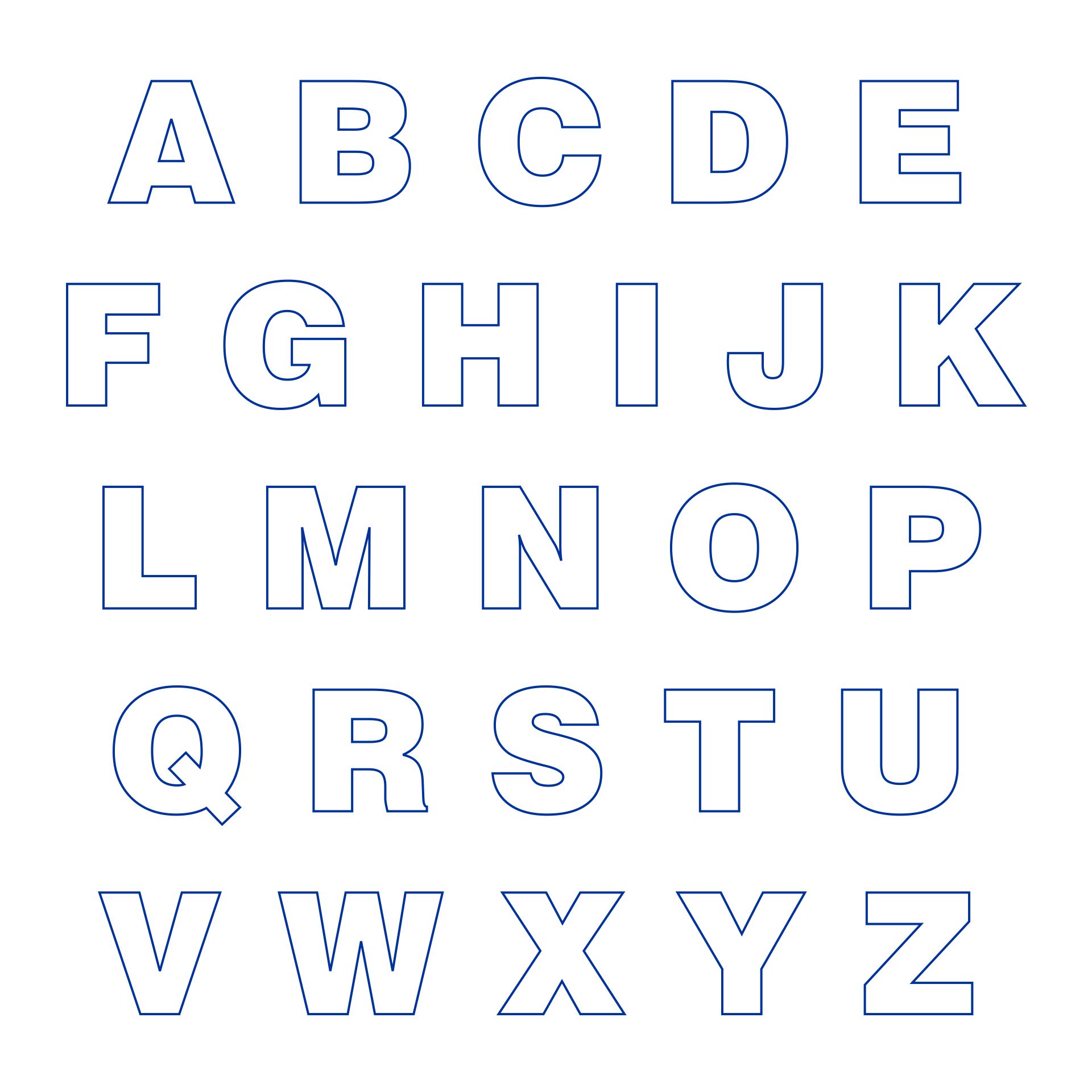 Print Cut Out Alphabet Letters