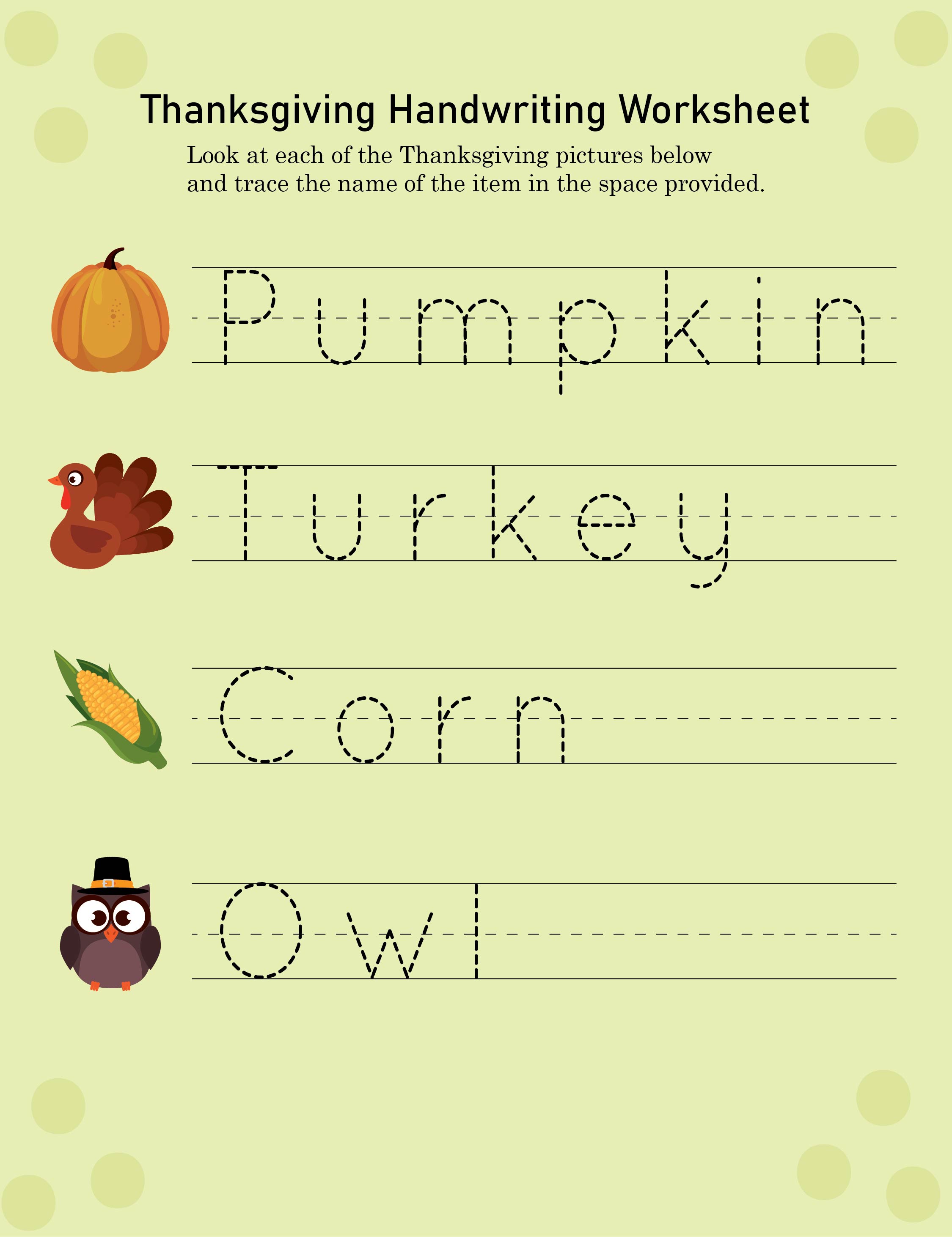 Thanksgiving-Handwriting-Worksheet