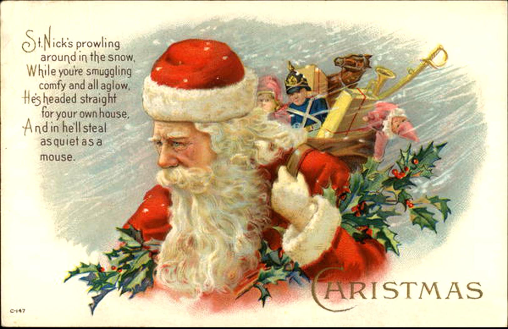 Vintage Christmas Card Sayings