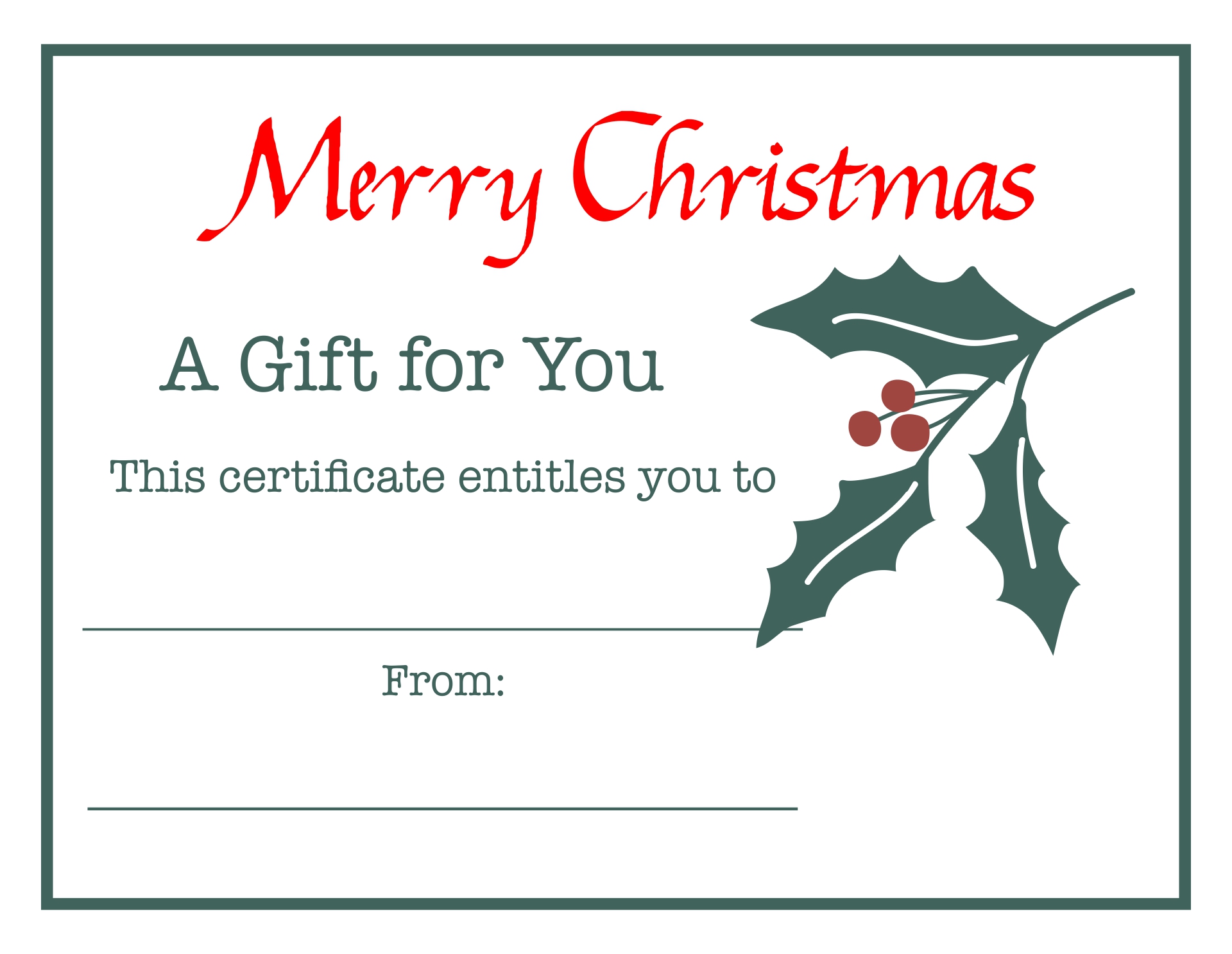 10 best free printable christmas gift voucher templates pdf for free at