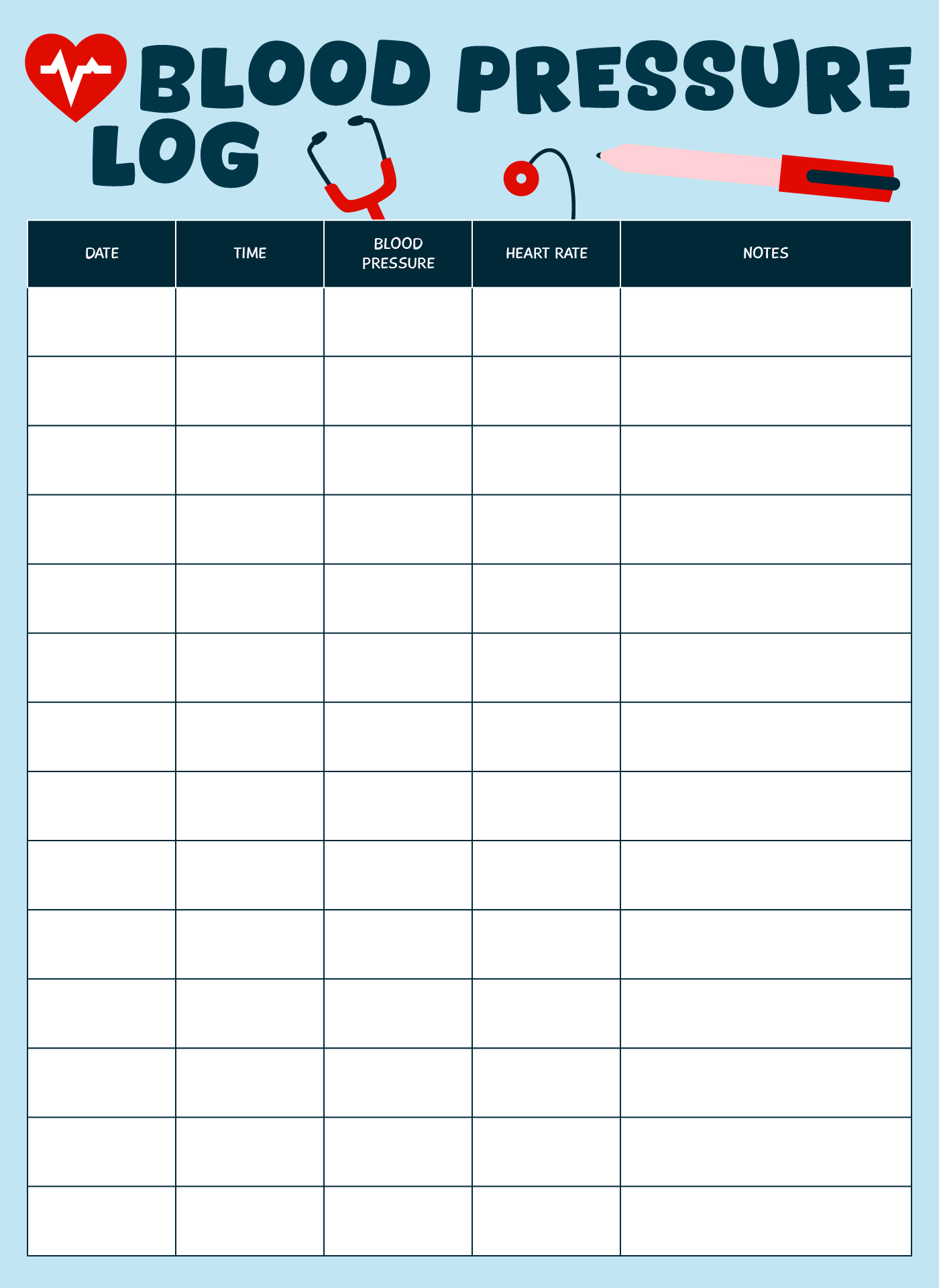 Blood Pressure Chart 20 Free PDF Printables Printablee
