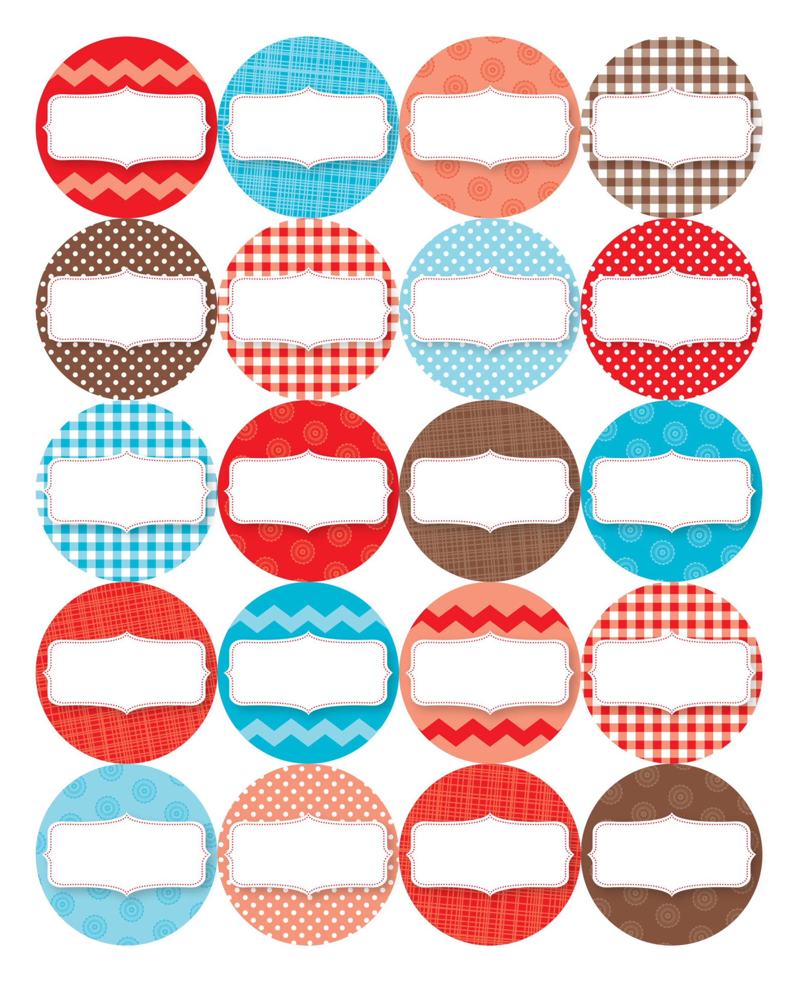 Primitive Canning Jar Labels 7 Free PDF Printables Printablee