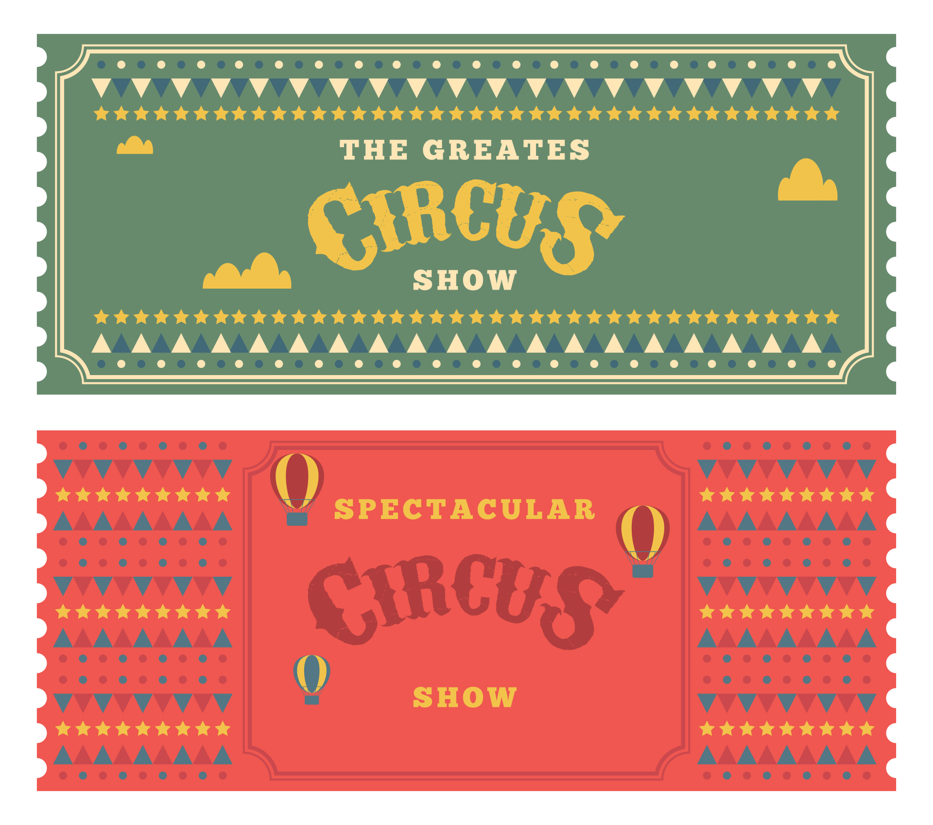 Free Printable Circus Ticket Template