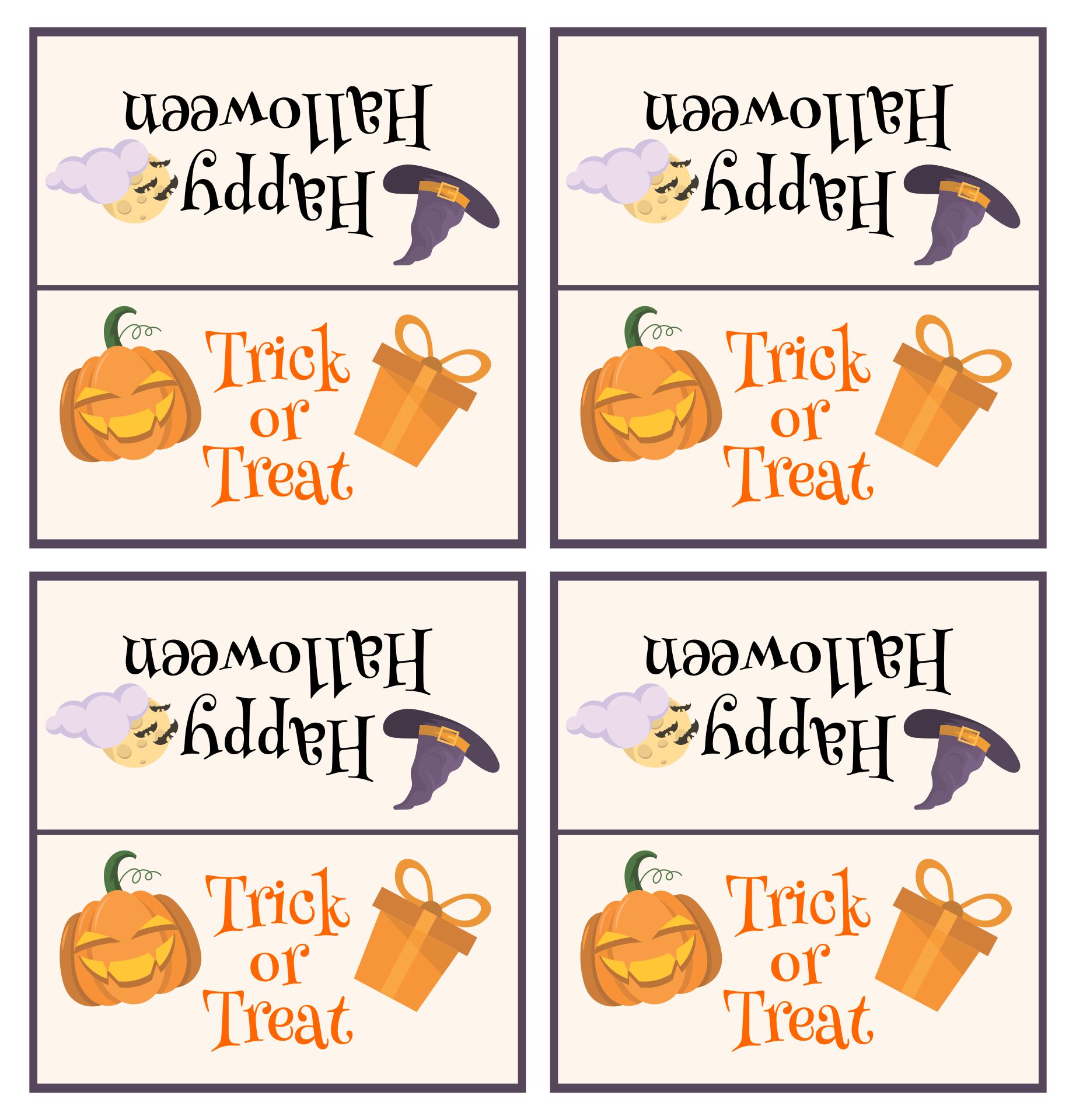  Printable Halloween Candy Toppers