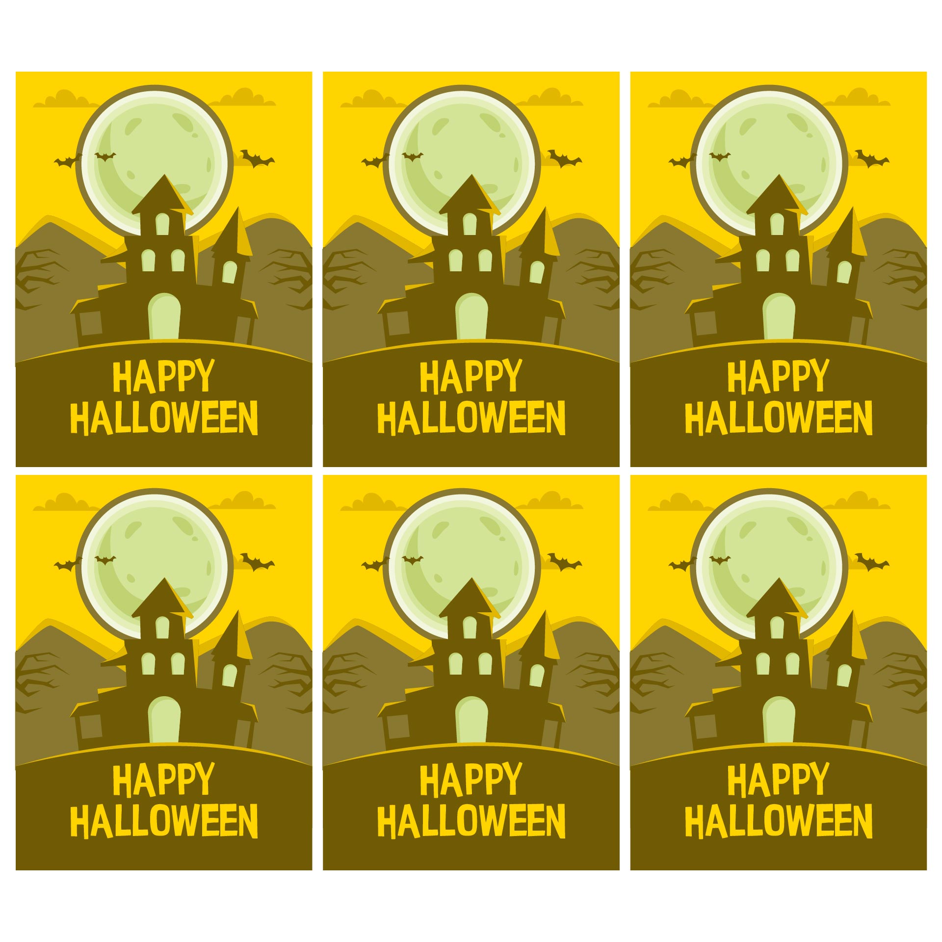 Halloween Printable Tags Templates