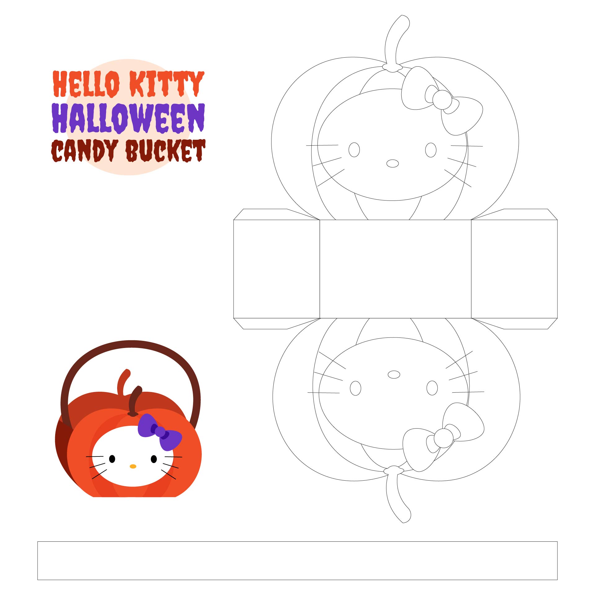 15 Best 3D Paper Crafts Halloween Printable Printablee