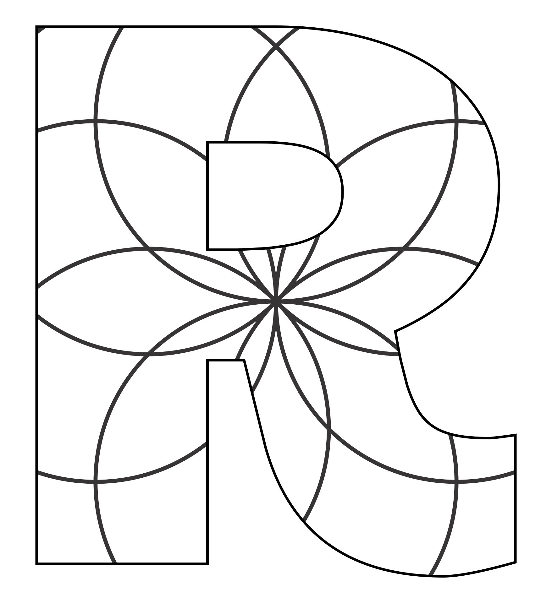 letter r in design