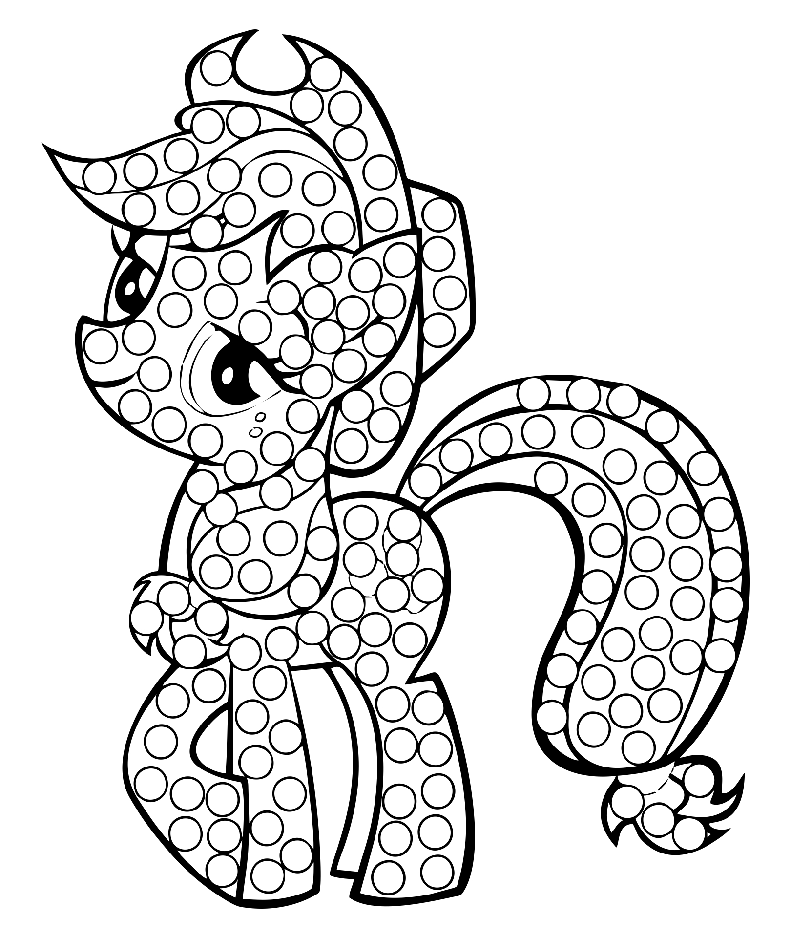 My Little Pony Q-Tip Painting Templates Printable