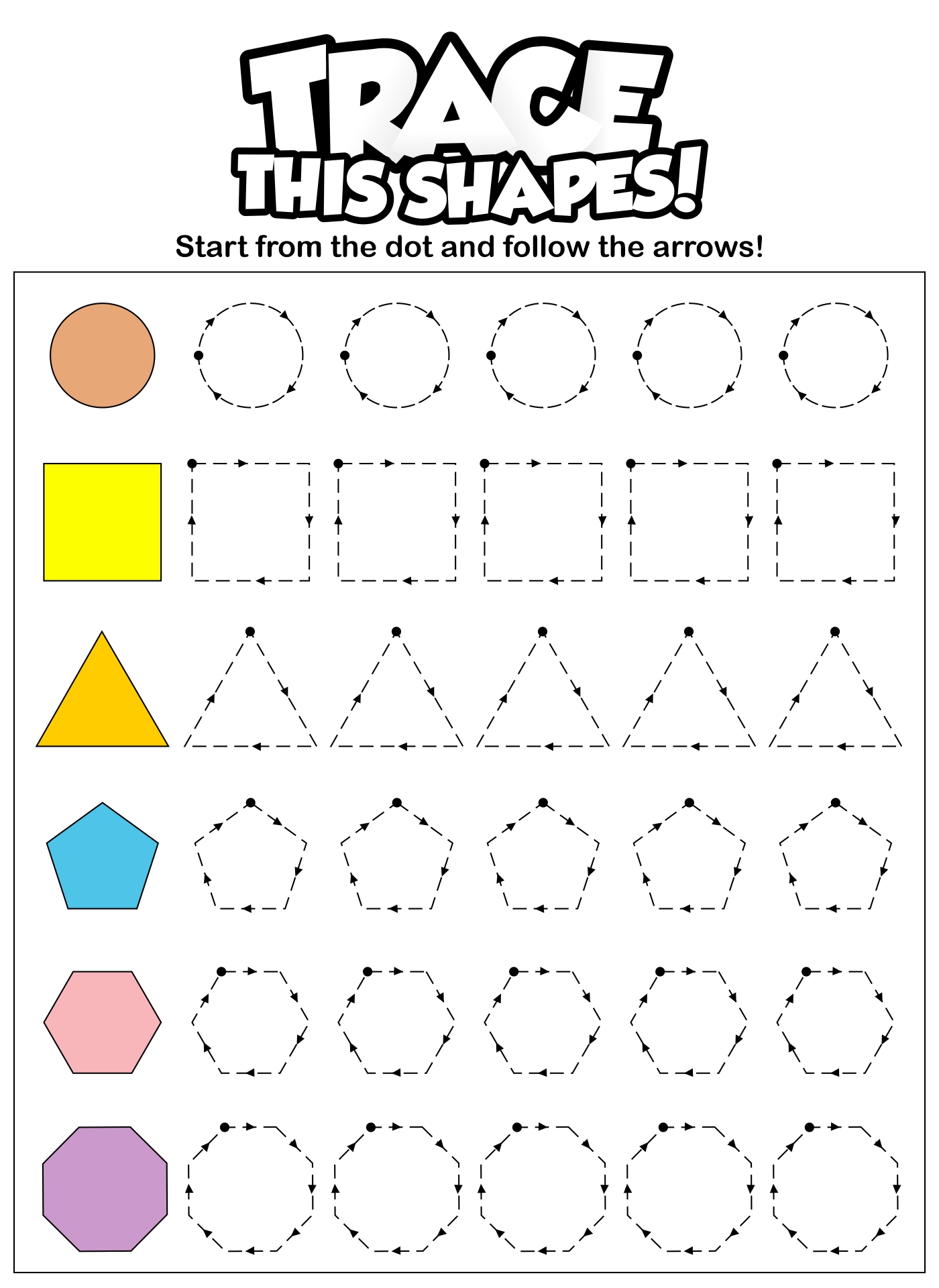 Free Learning Printables For 3 Year Olds