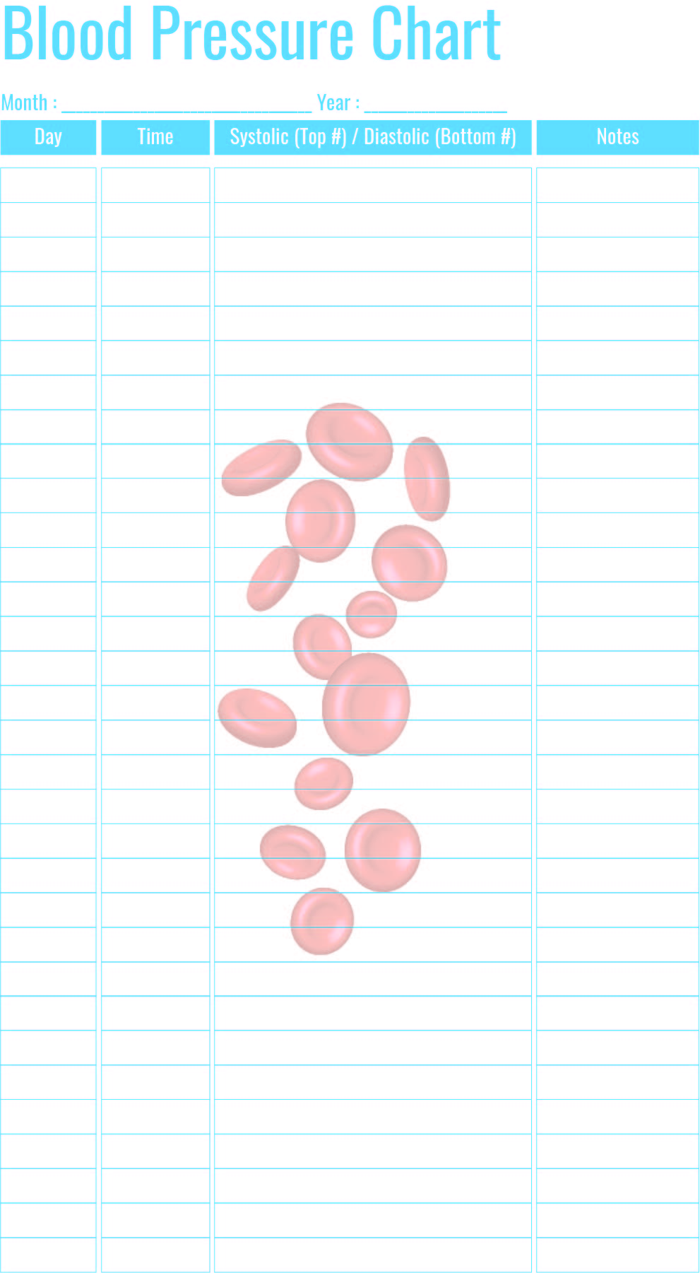 high blood pressure chart by age