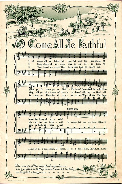 7 Best Free Printable Vintage Christmas Sheet Music Printablee 7 Best Free Printable Vintage Christmas Sheet Music Printablee
