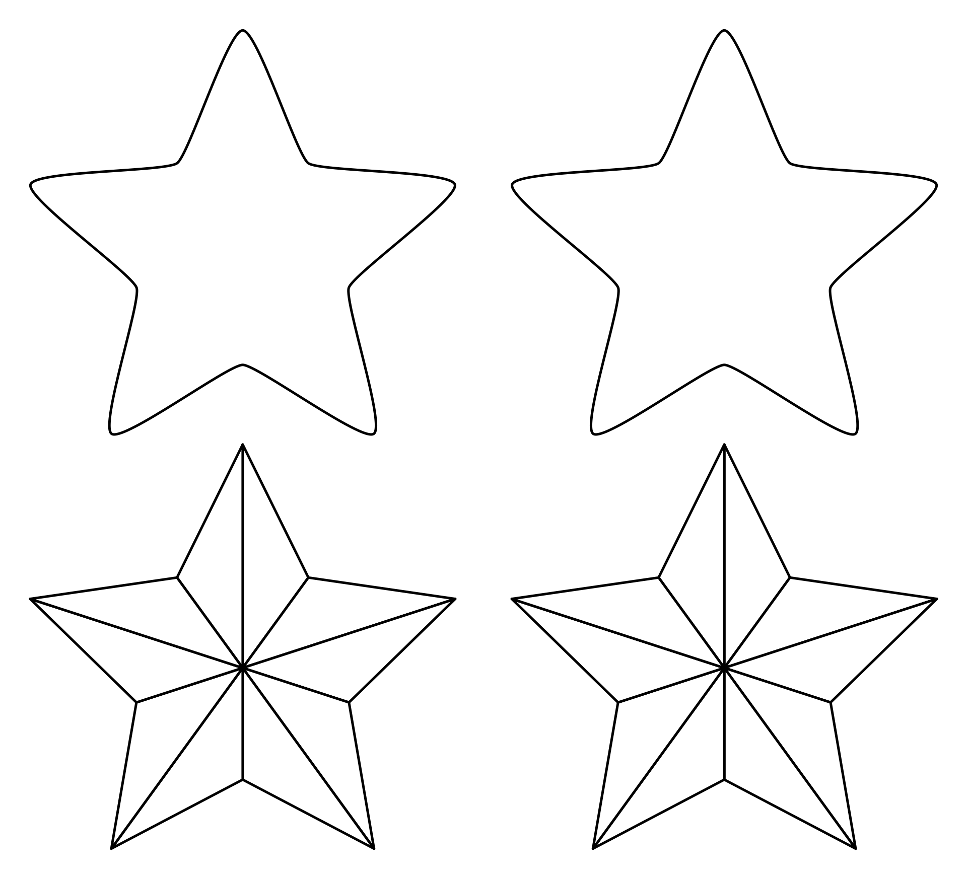 5 Point Star Template
