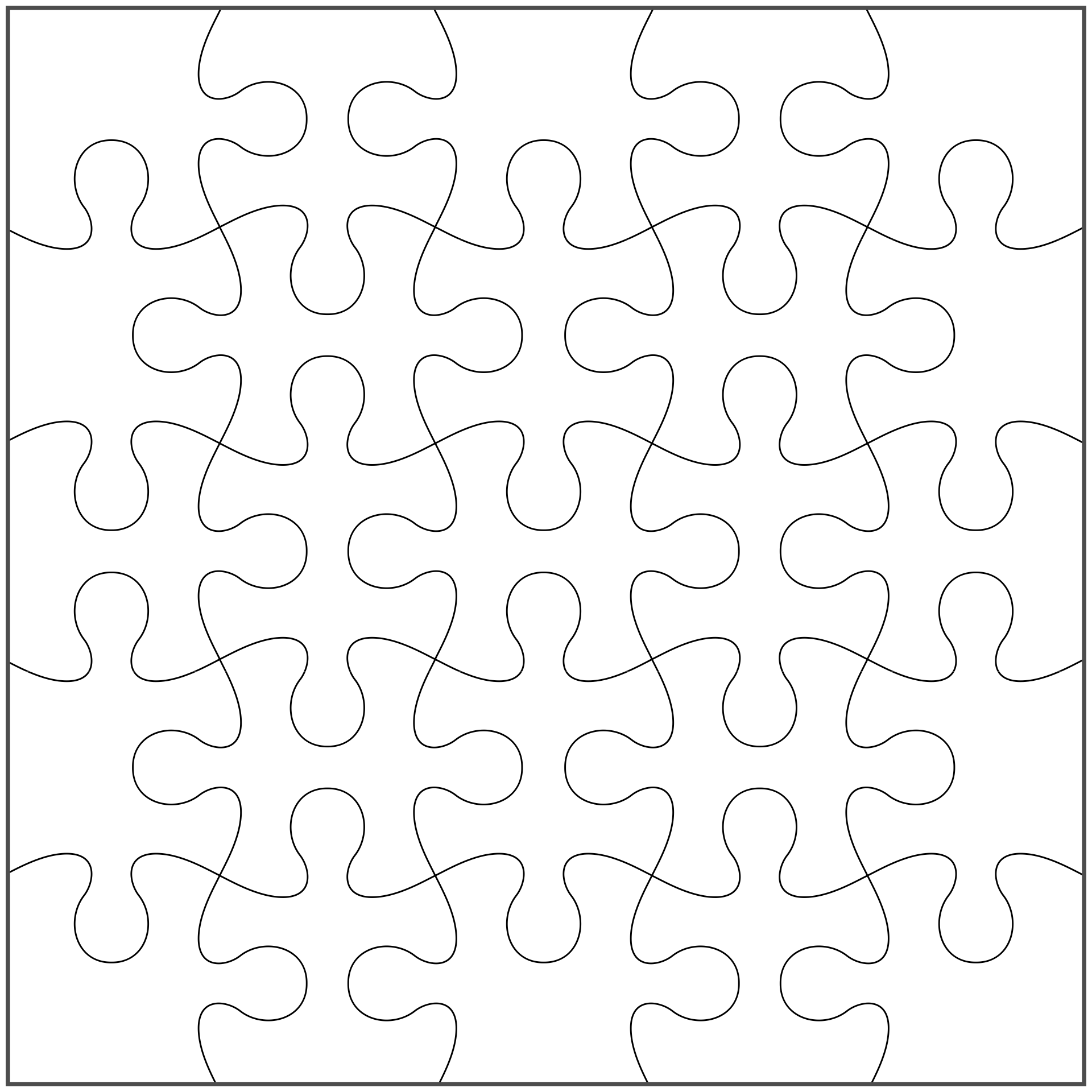 7 Best 9 Piece Jigsaw Puzzle Template Printable Printablee Com