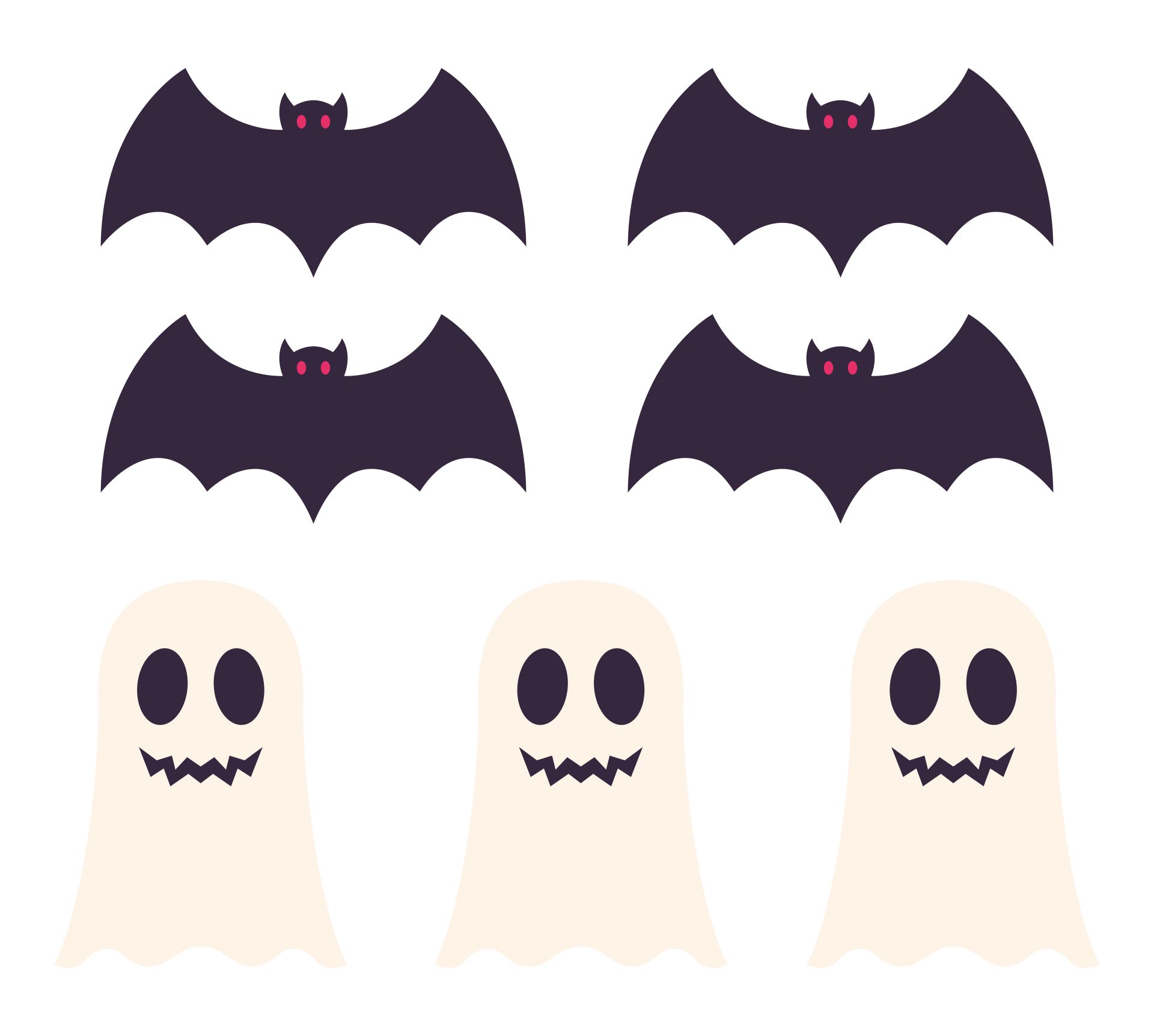 Printable Halloween Paper Decor