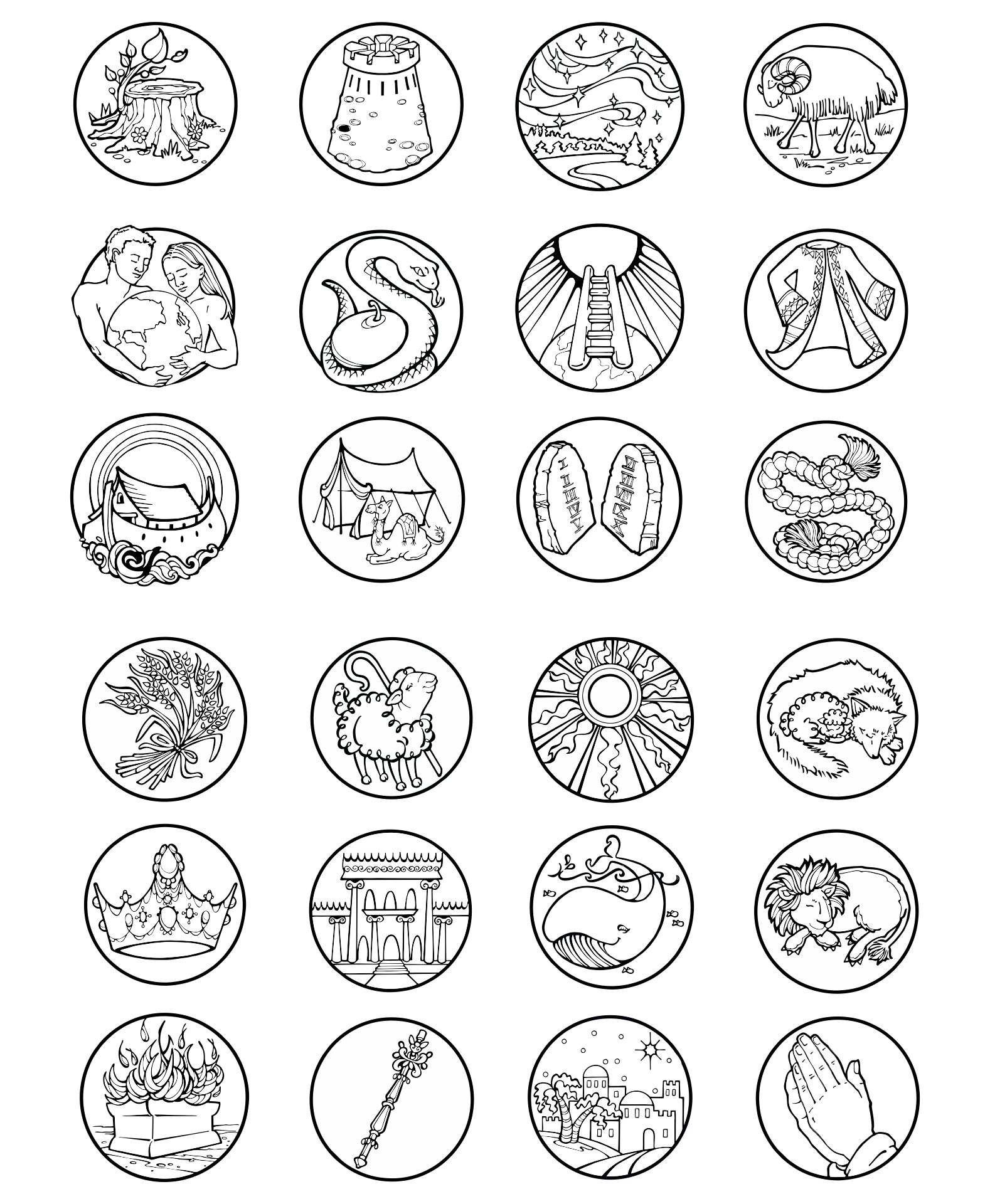 Printable Jesse Tree Symbols And Meanings