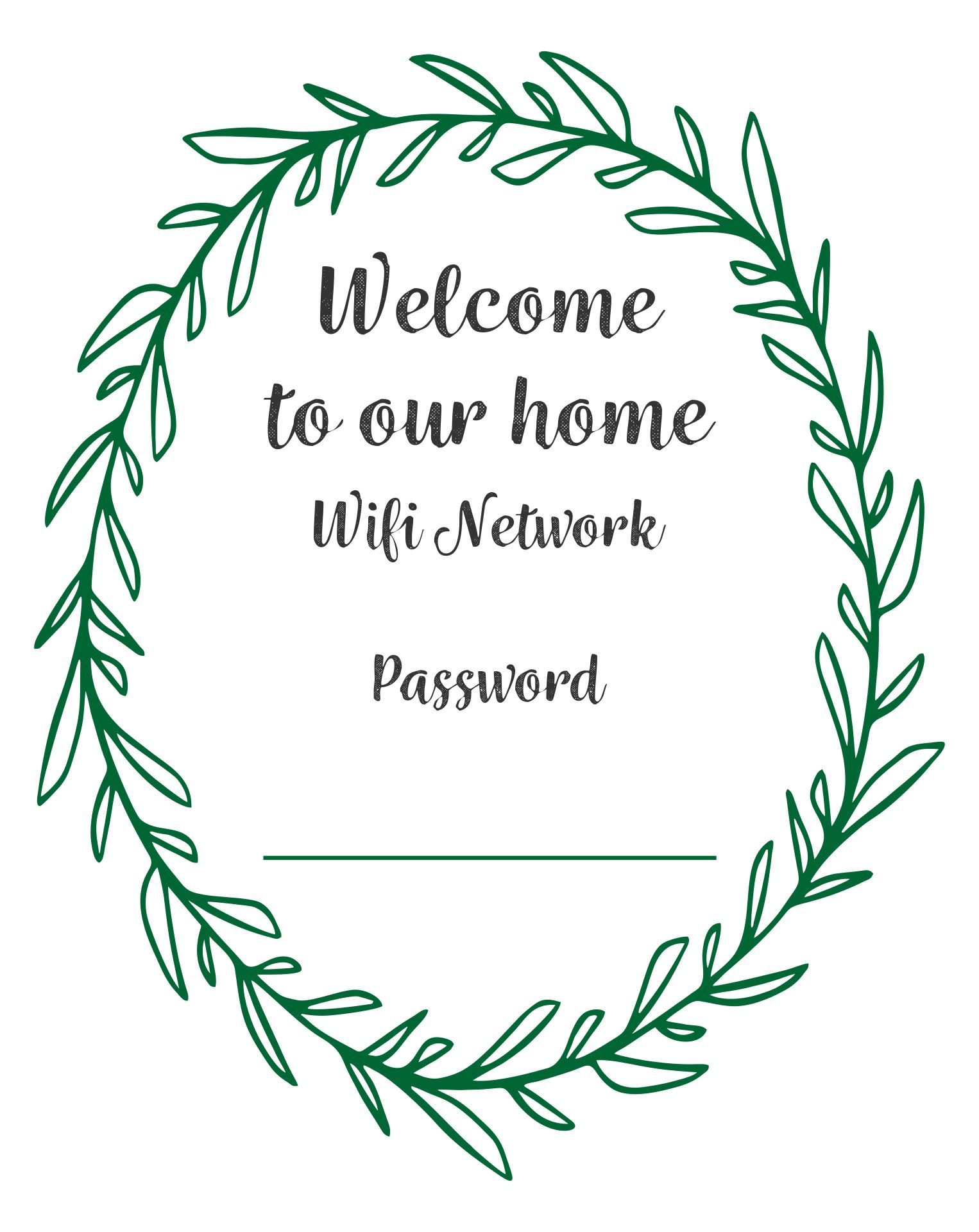 10 Best Guest Wifi Password Printable PDF For Free At Printablee