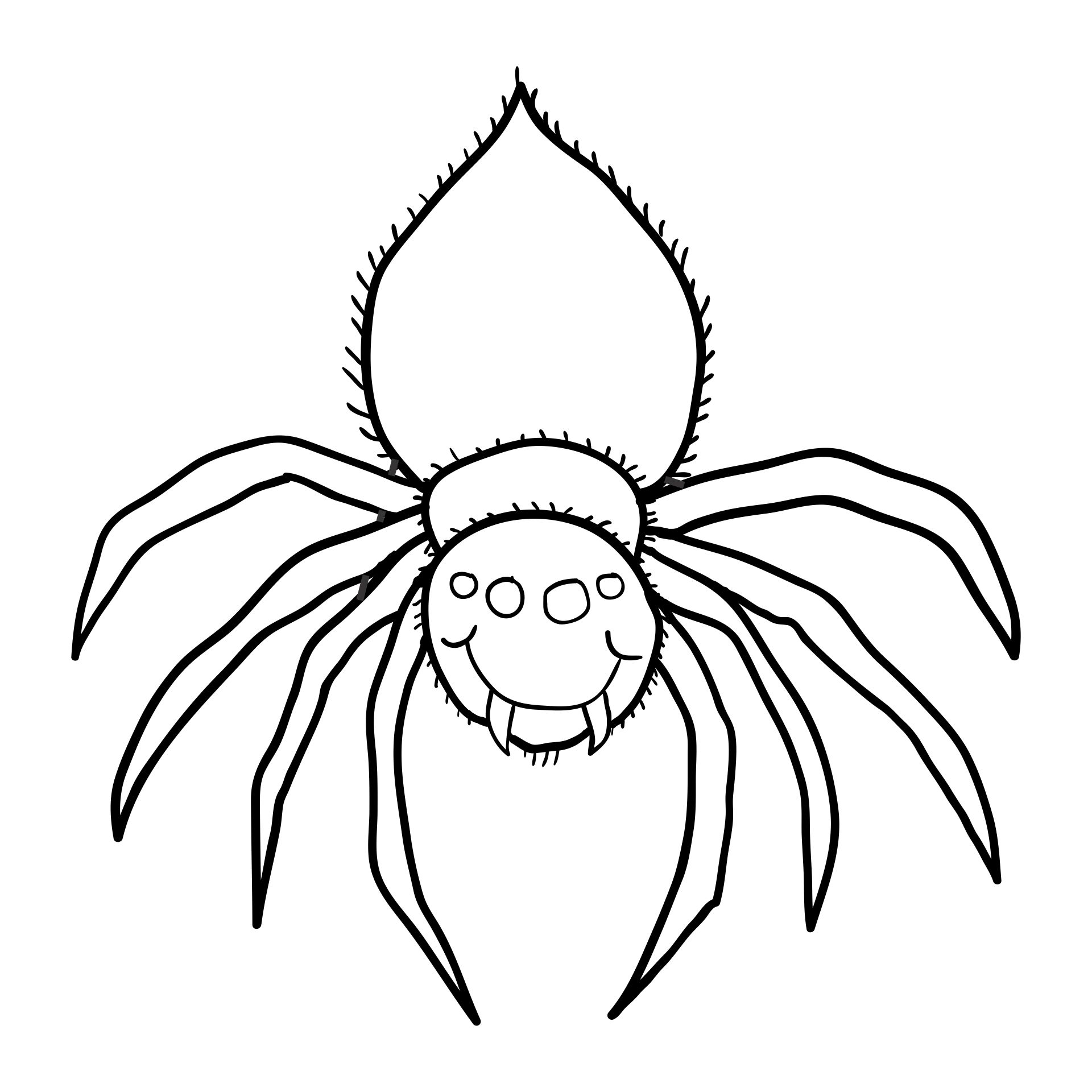 15 Best Halloween Spider Coloring Pages Printable