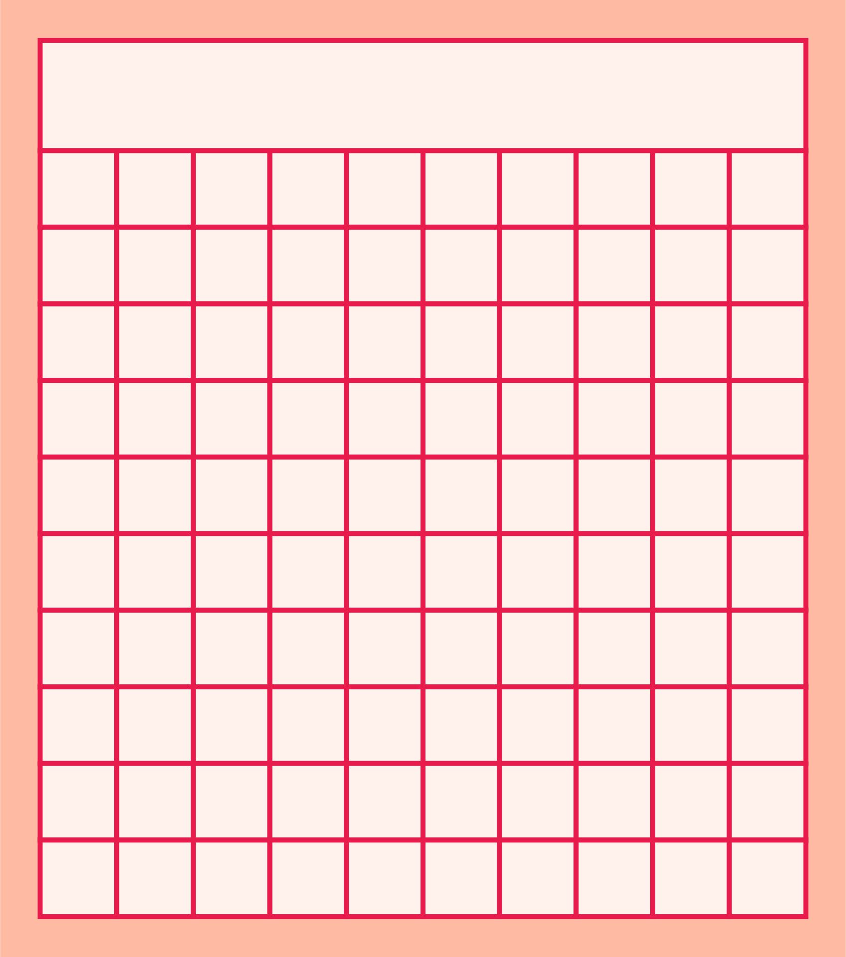 Grid with 100 Squares