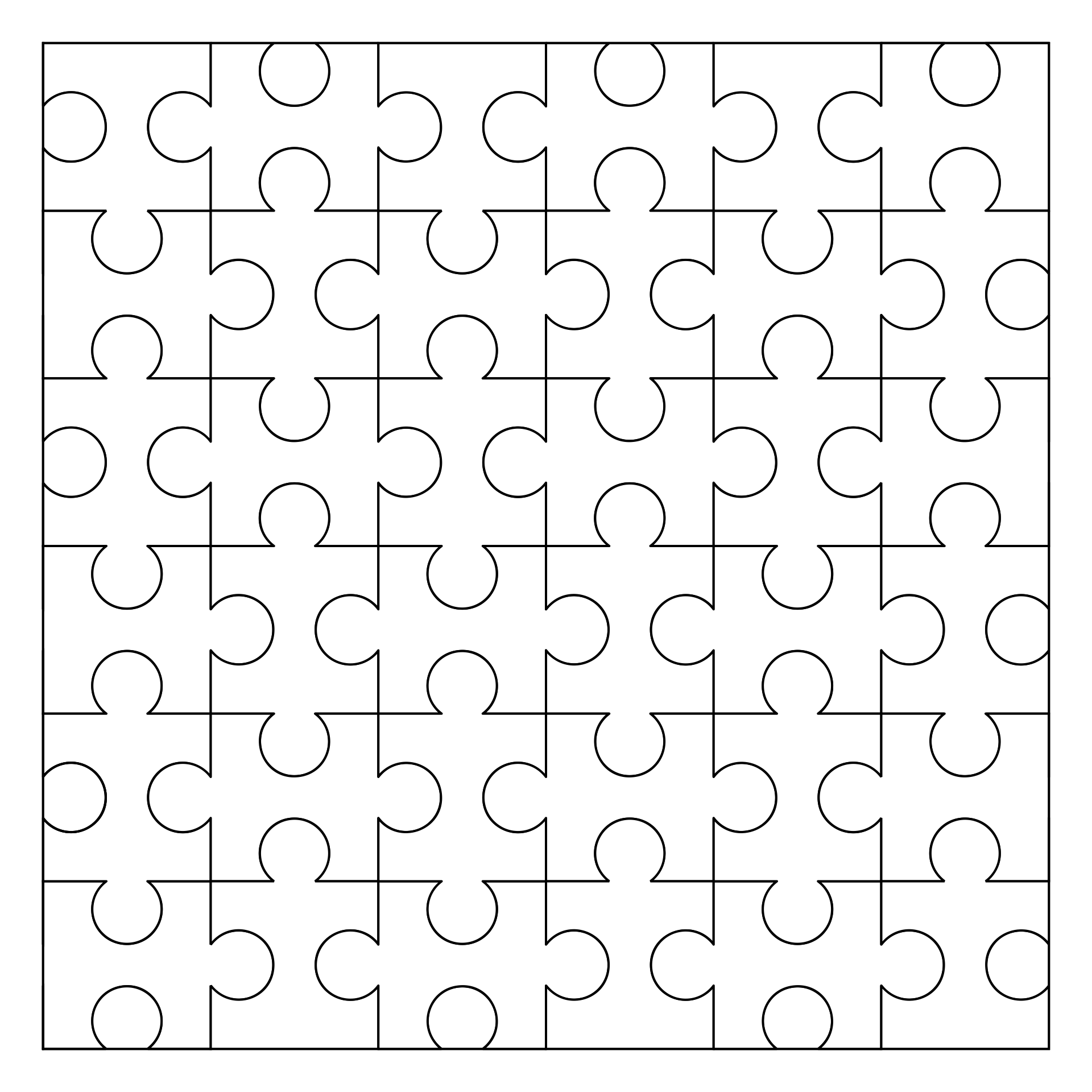 Free Jigsaw Puzzle Templates Printable