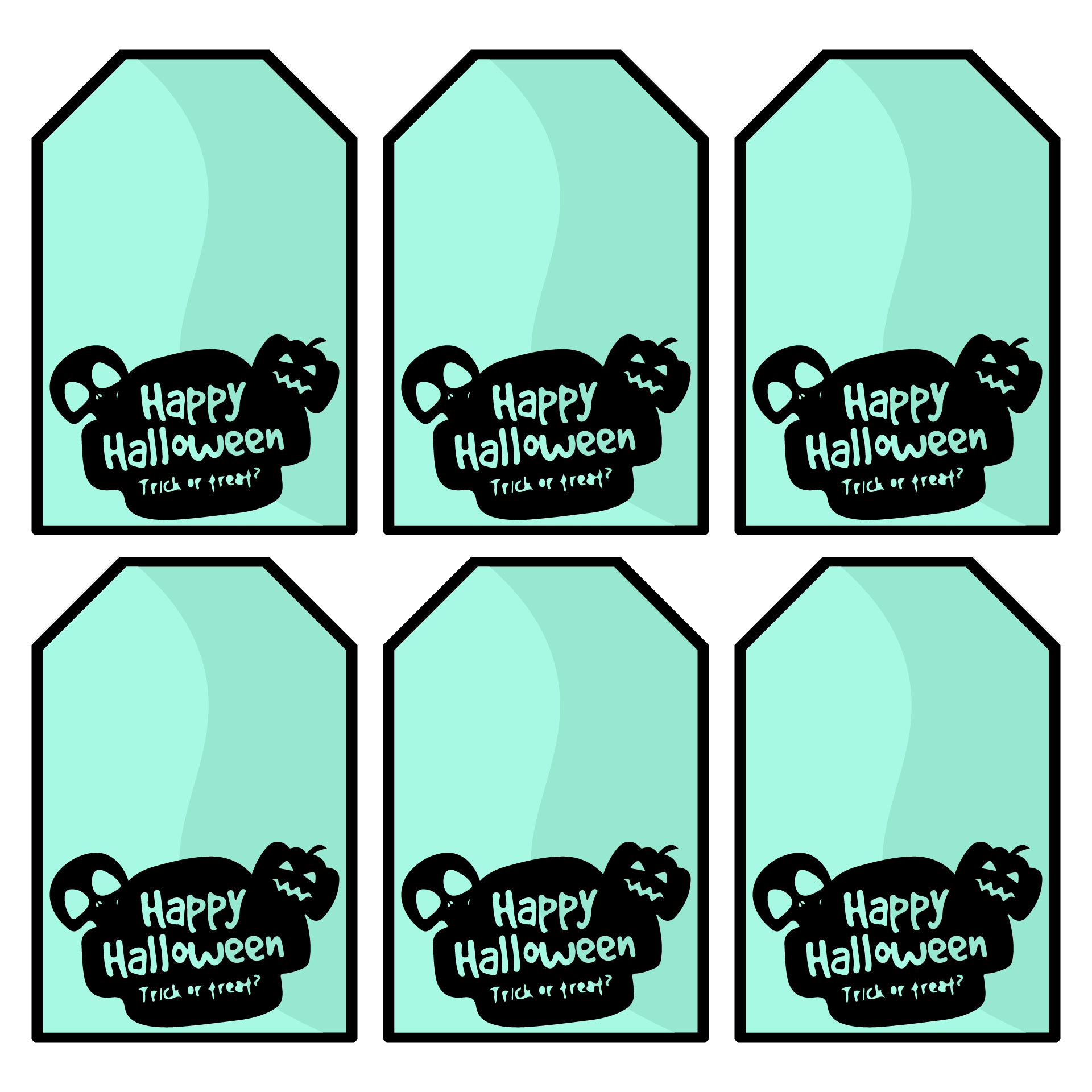 Printable Halloween Treat Labels