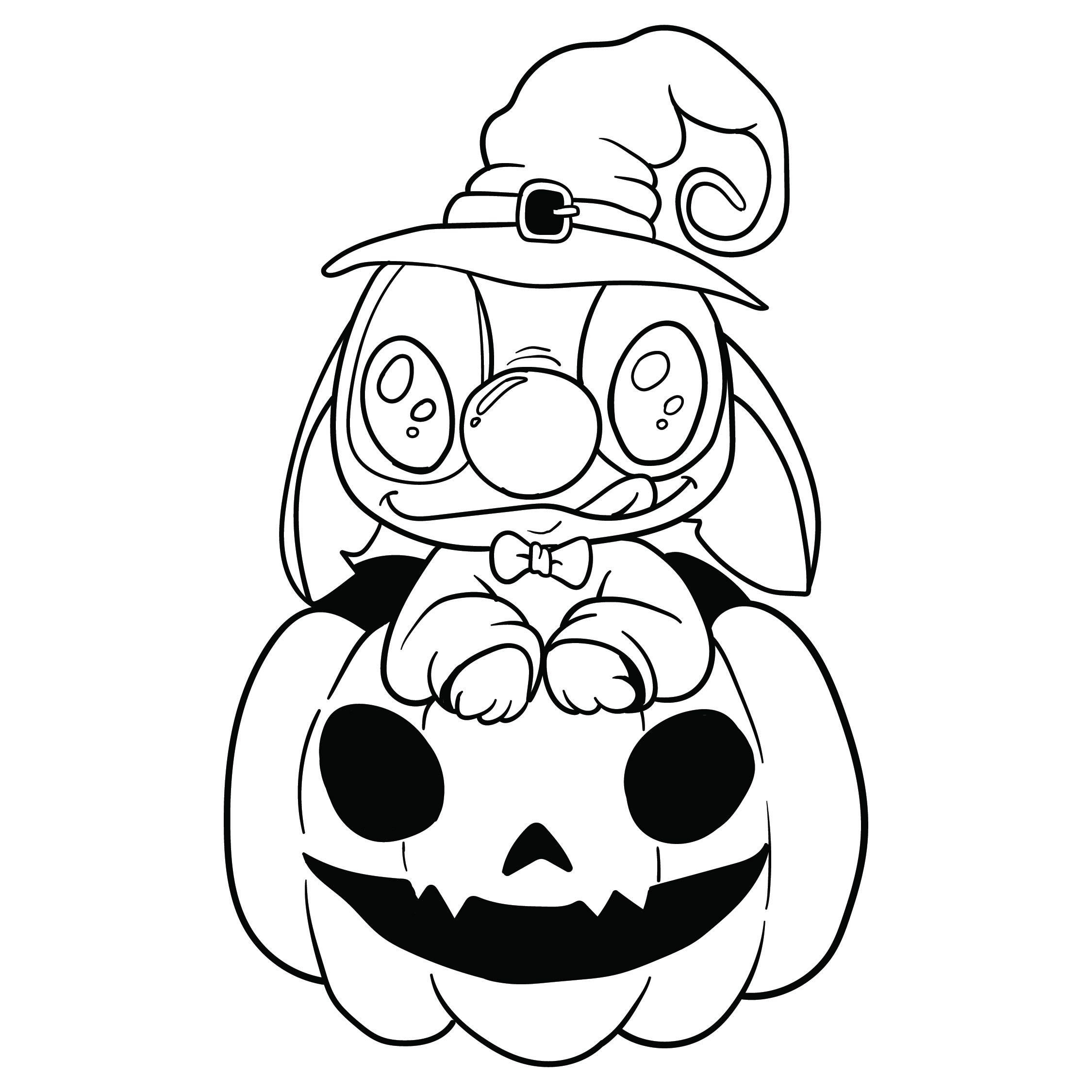 15 Best Disney Halloween Coloring Pages Printable