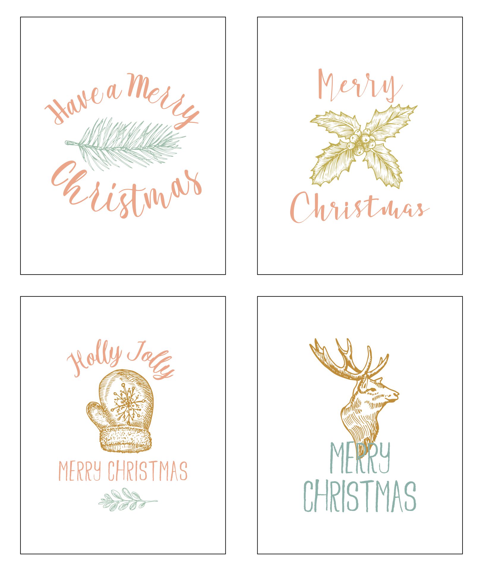 Printable Christmas Signs