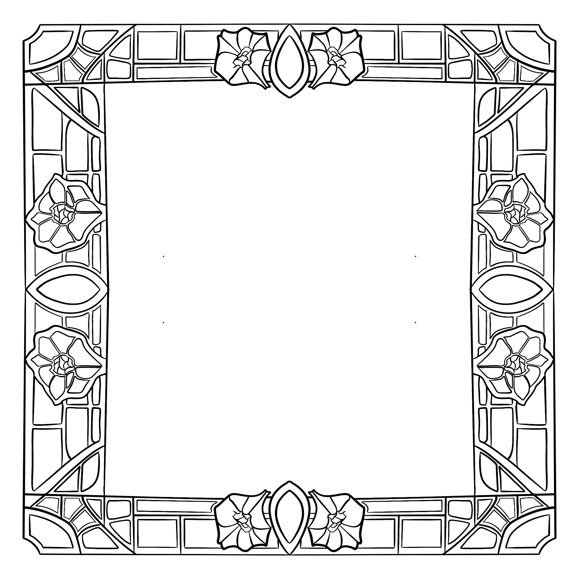 6 Best Free Printable Picture Frame Coloring Pages PDF For Free At 