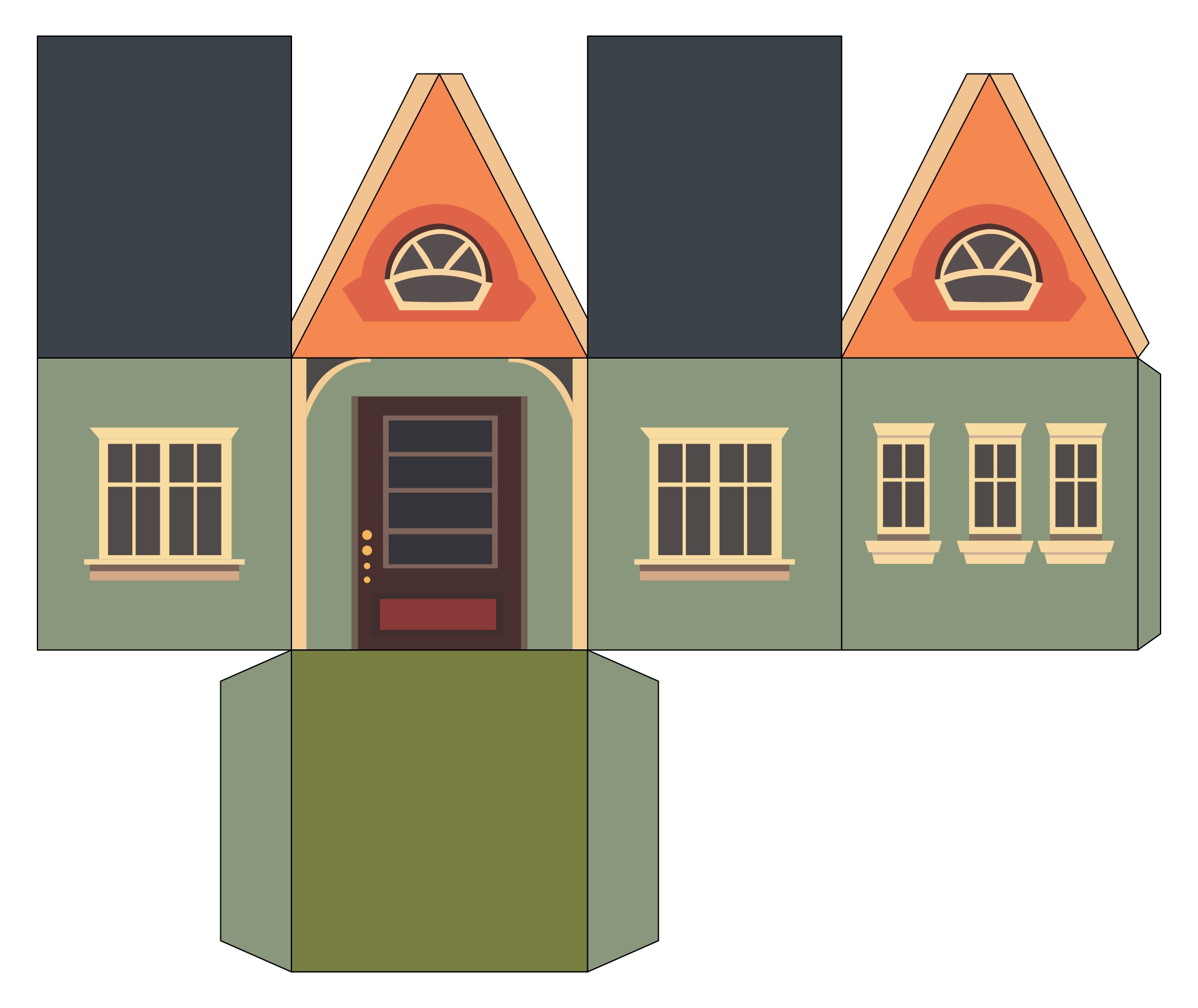 Free Printable Model Buildings Stein