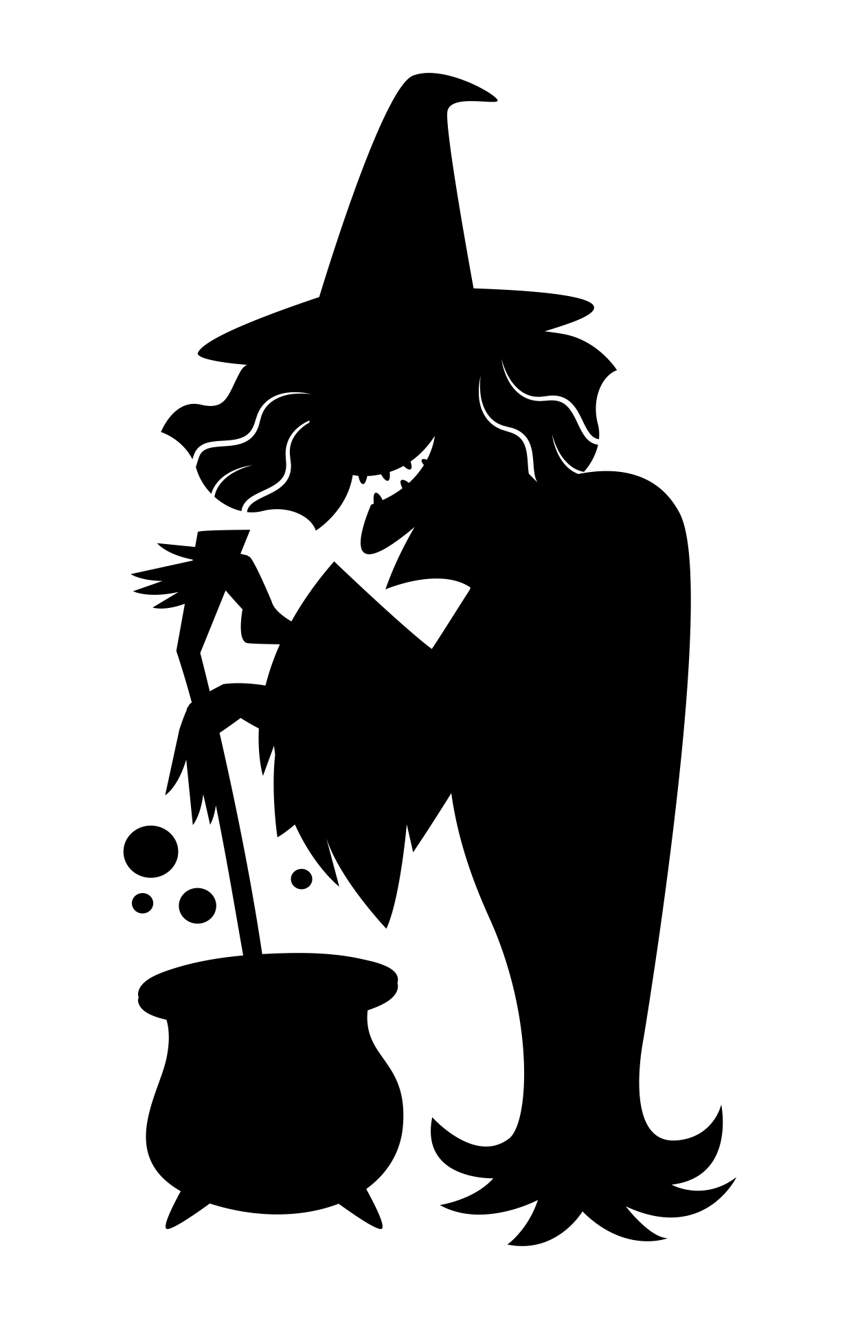 Printable Witch Stencils