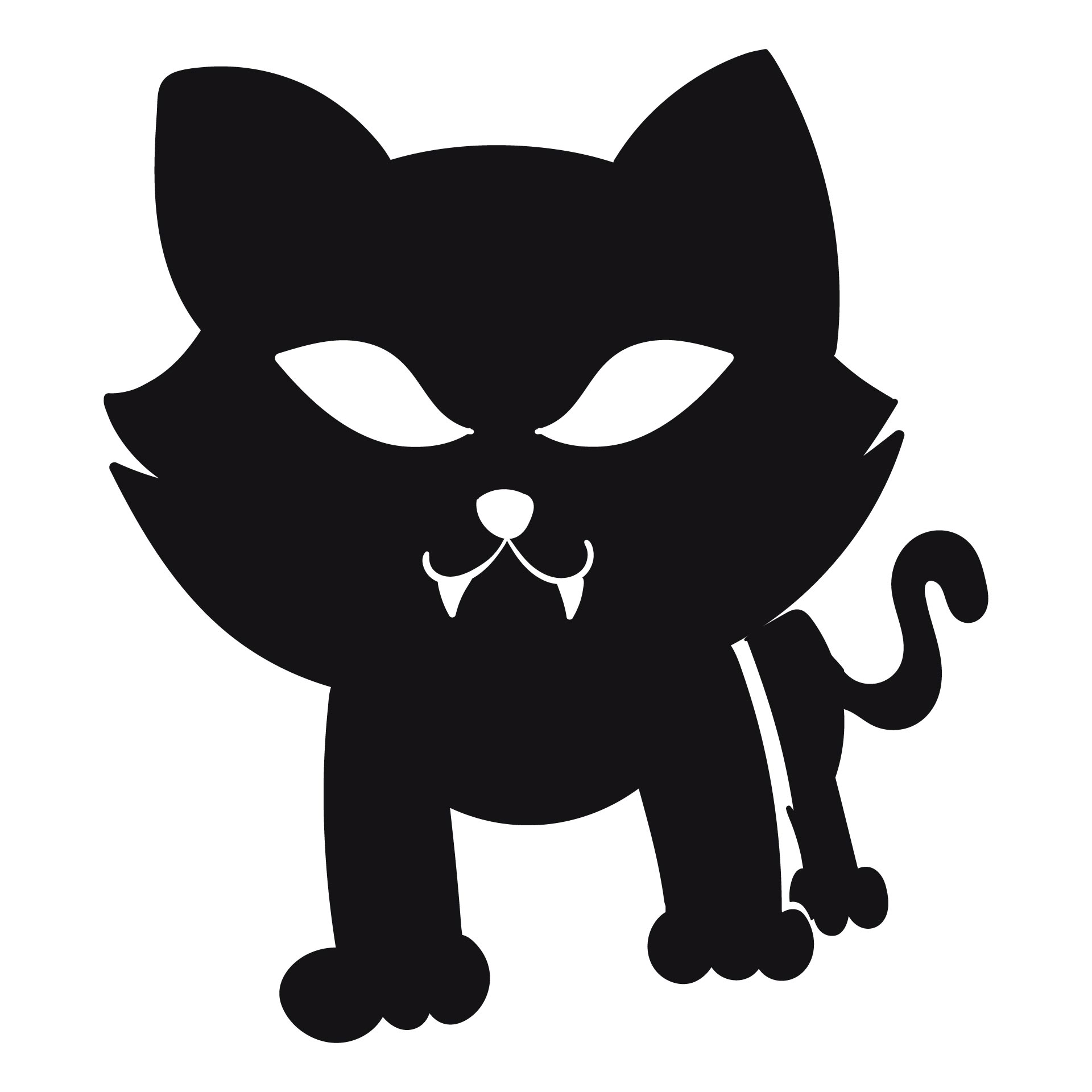 Halloween Cat Template Printable