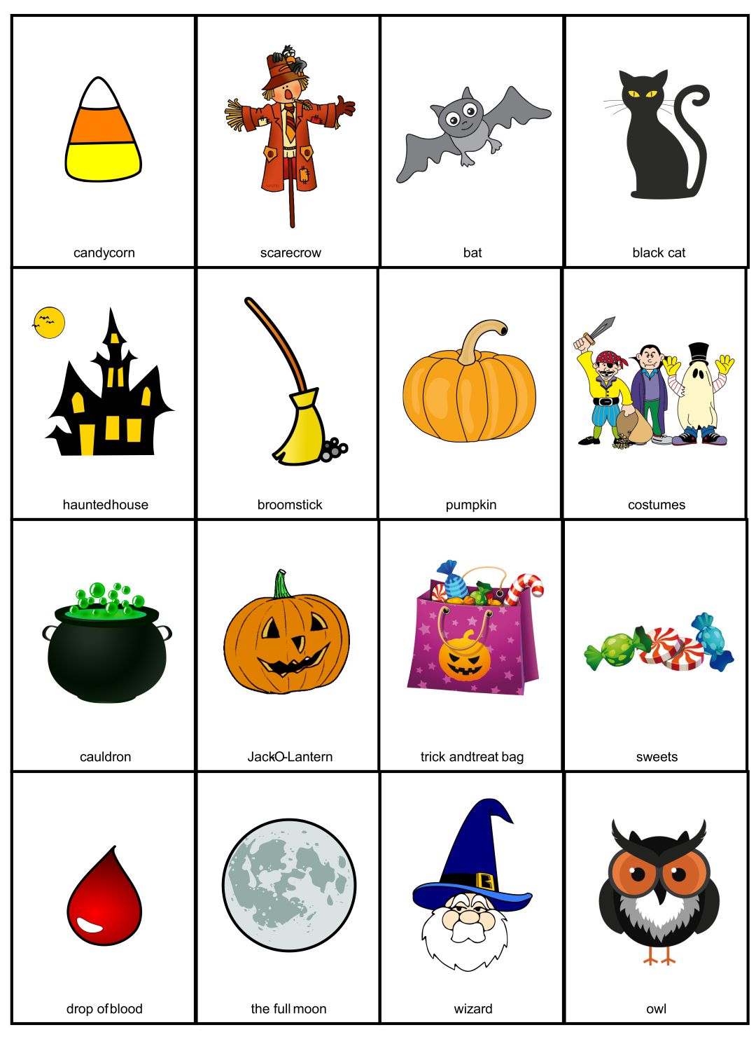 4 Best Images of Free Vintage Halloween Printables - Free Printable ...