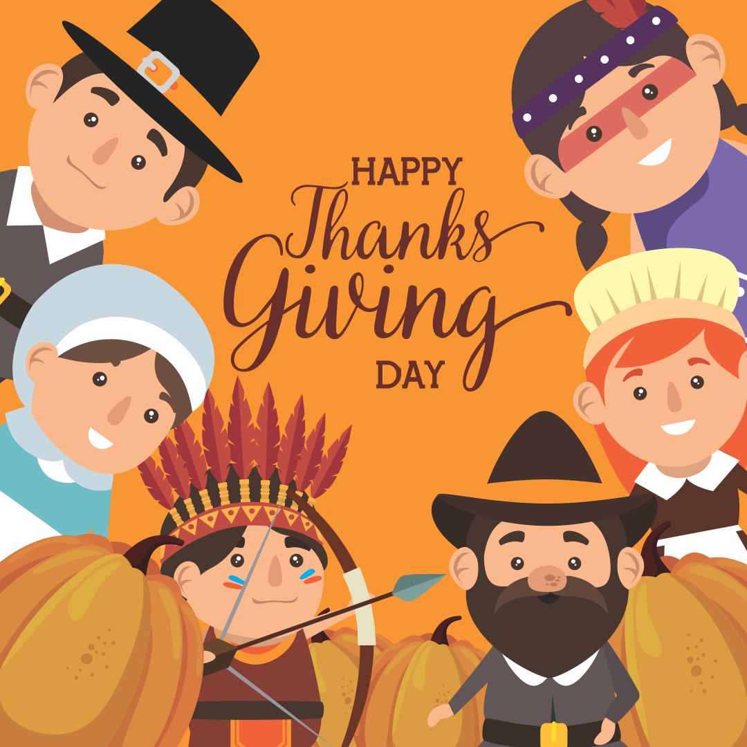Happy Thanksgiving Pilgrims and Indians